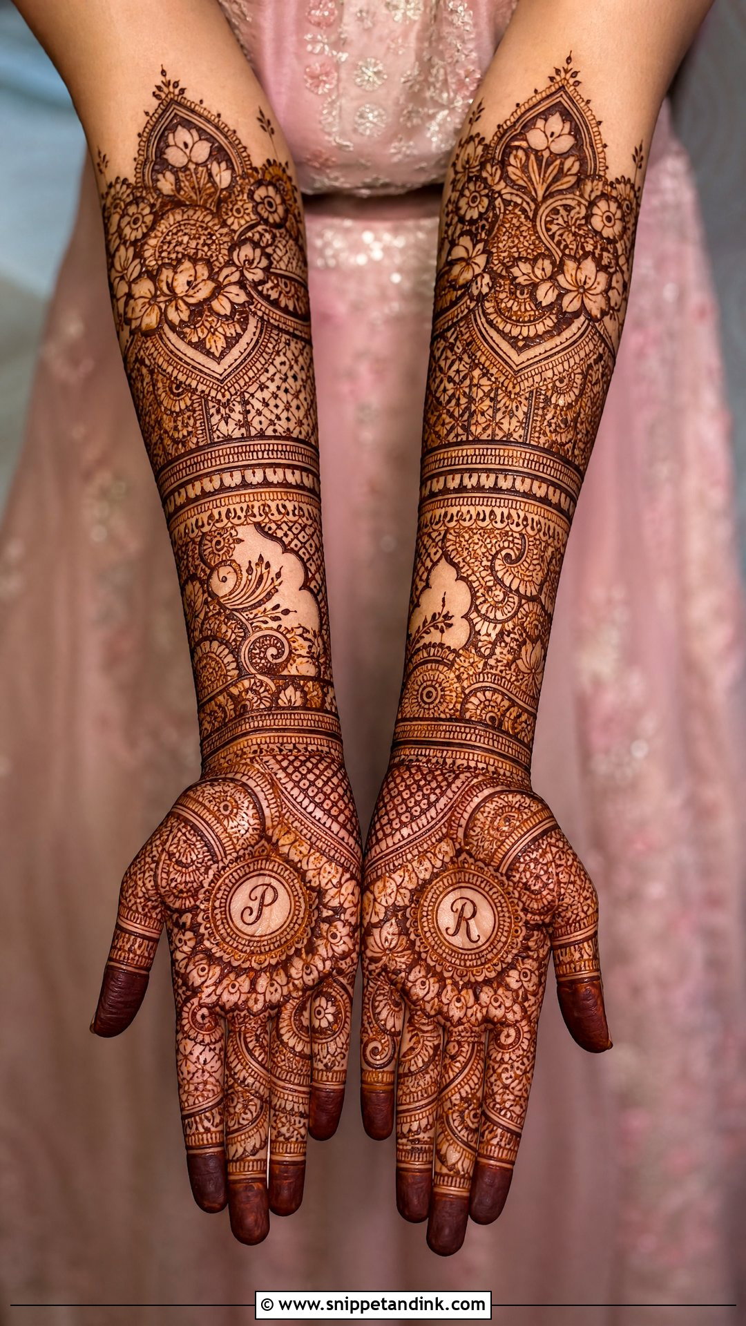 Bridal Sister Mehndi Design - Snippet and Ink - 20 Sister Wedding Mehndi Designs