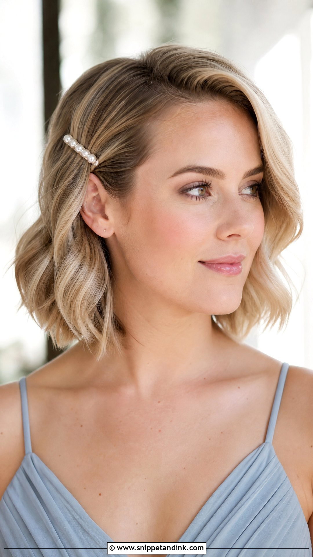Bridal Sister Short Hair Waves - Snippet and Ink - 15 Bridal Sister Hairstyles