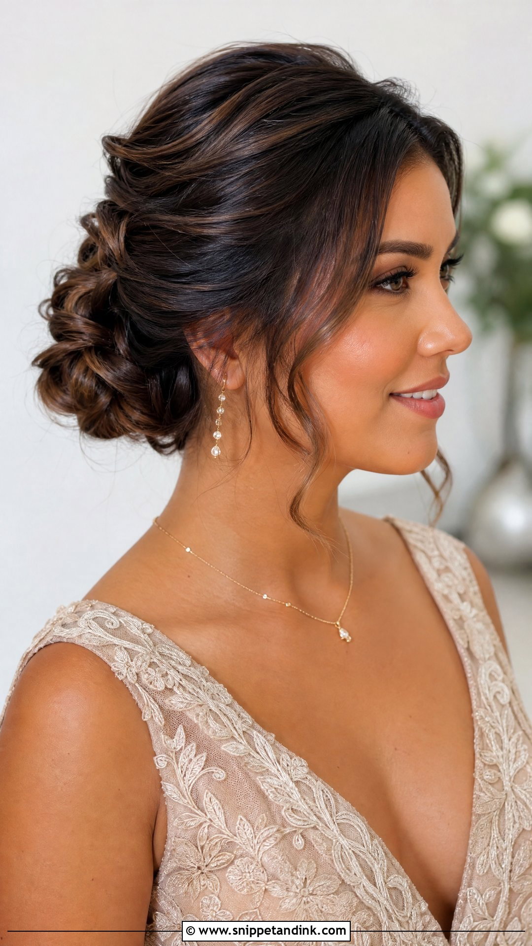 Bridal Sister Twisted Updo - Snippet and Ink - 15 Bridal Sister Hairstyles