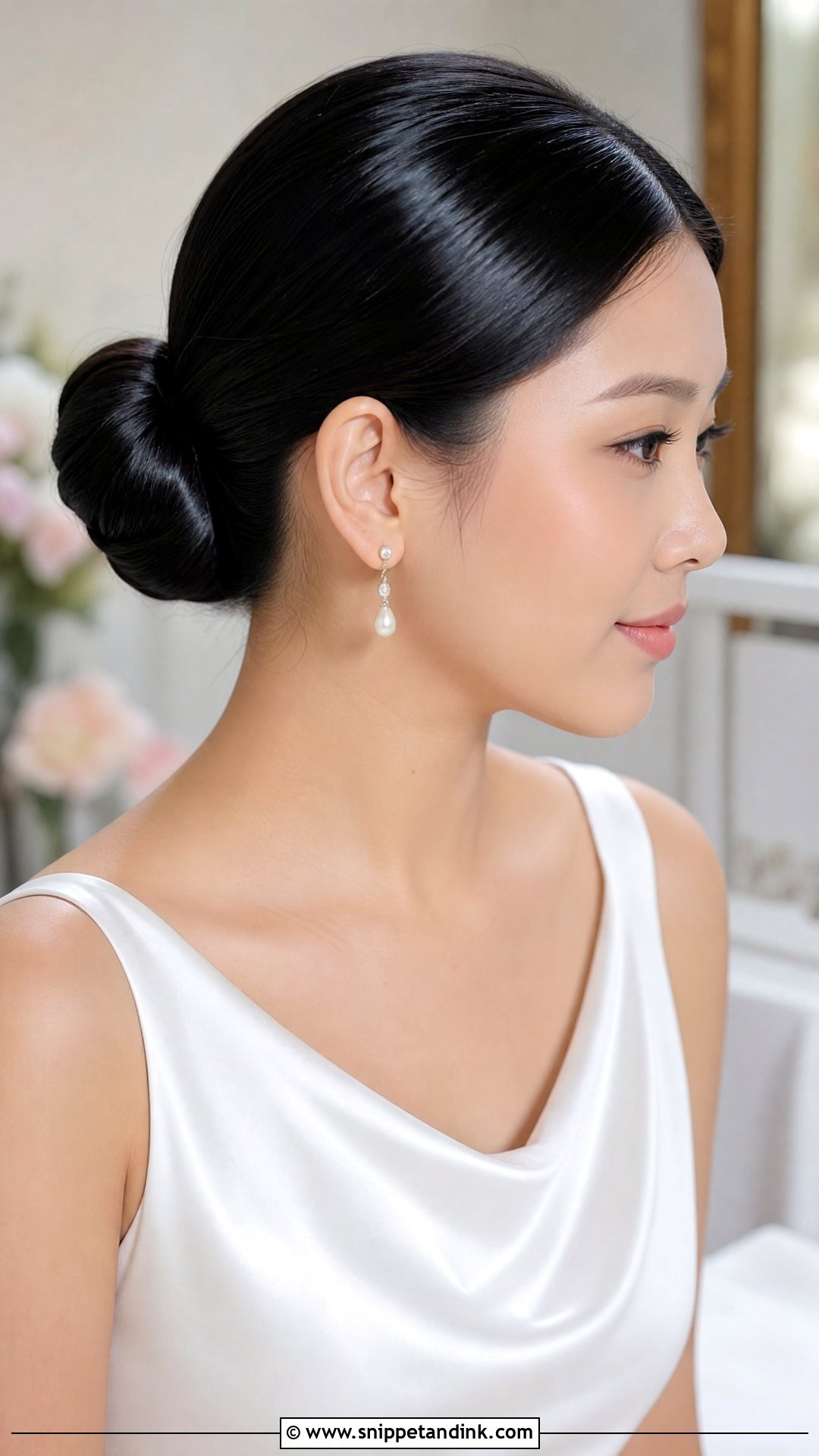Bridal Sleek Bun Updo - Snippet and Ink - 15 Bridal Updos
