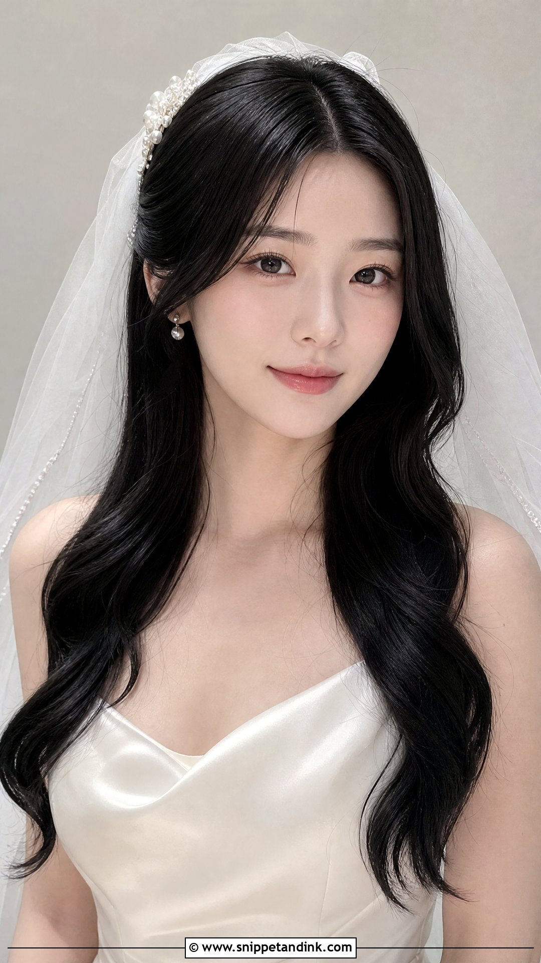 Bridal Soft Black Hair Color - Snippet and Ink - 15 Bridal Hair Colour Ideas