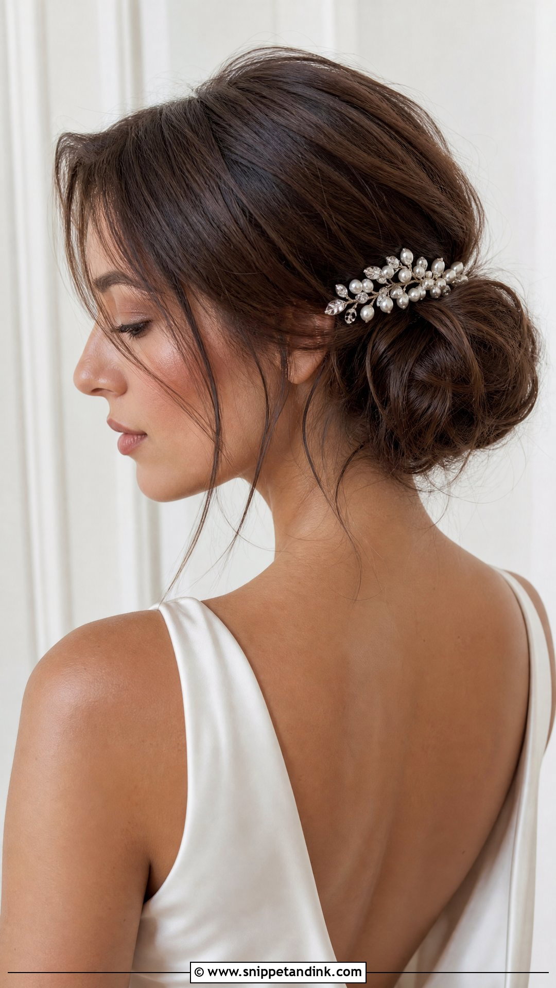 Bridal Soft Chignon - Snippet and Ink - 15 Ethereal Bridal Hair Ideas
