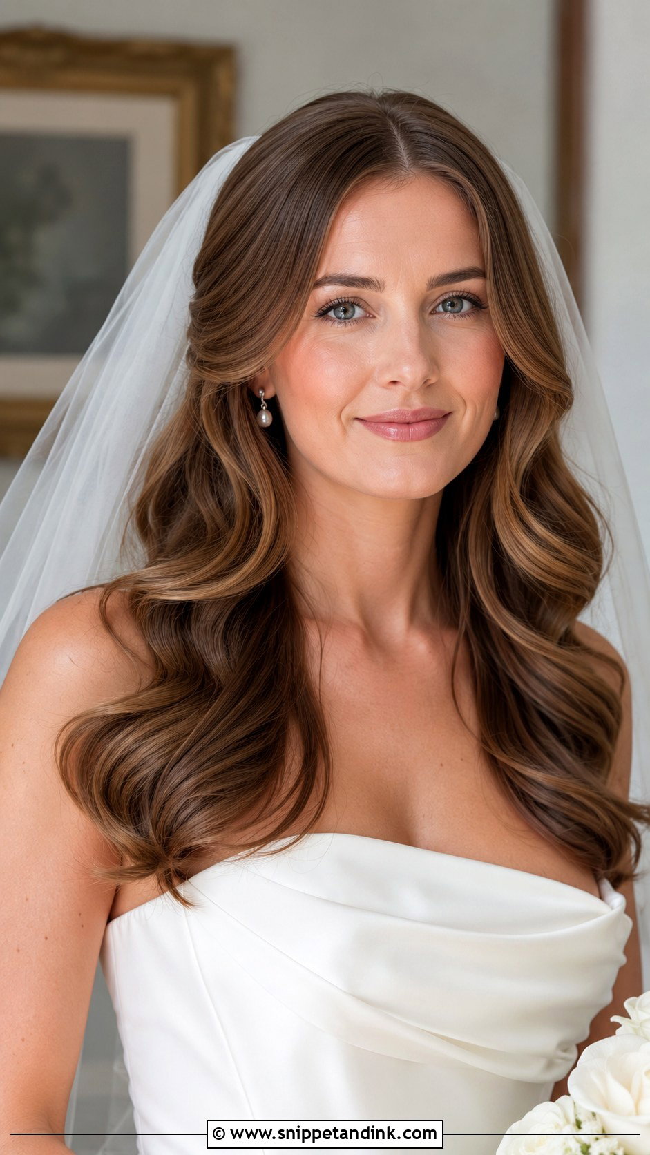 Bridal Soft Waves - Snippet and Ink - 15 Hair Do for Bride Ideas