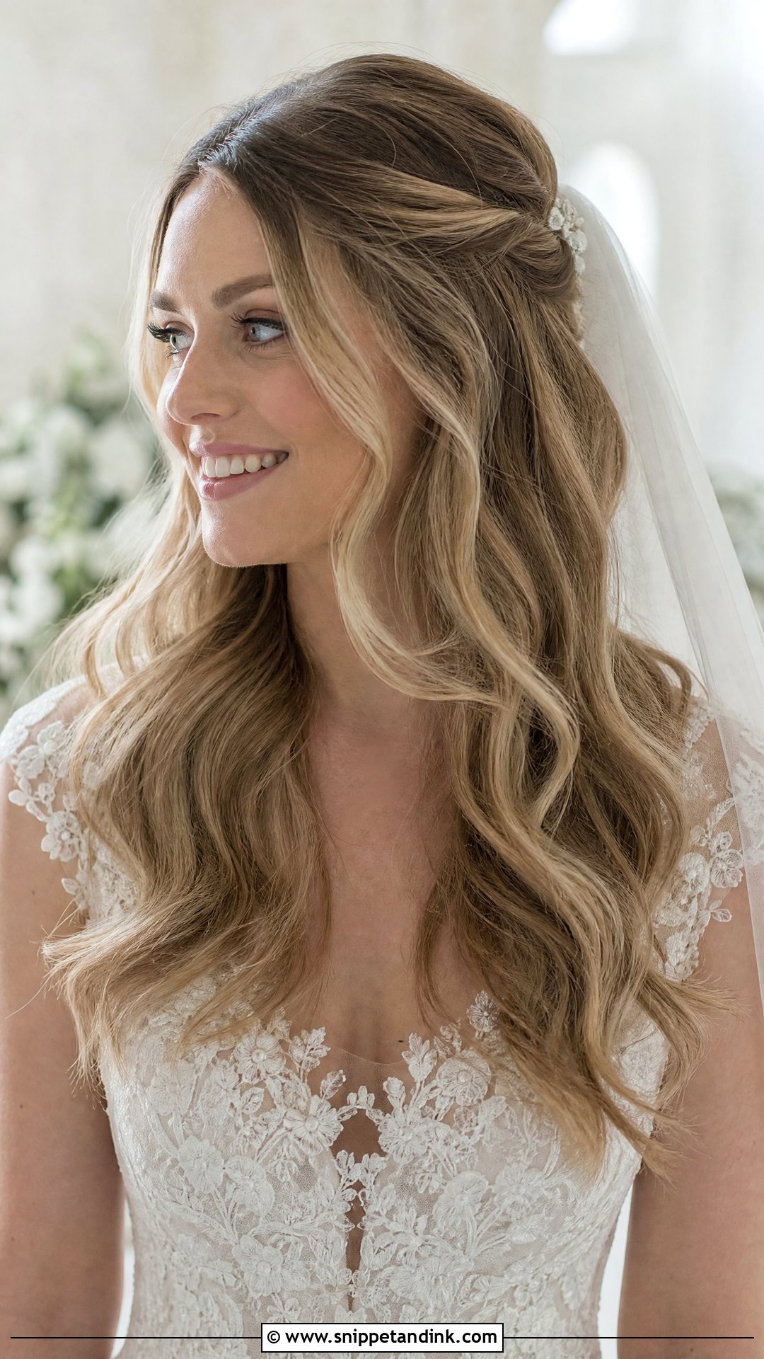 Bridal Soft Waves For Long Hair - Snippet and Ink - 15 Bridal Hairstyles for Long Hair All Down