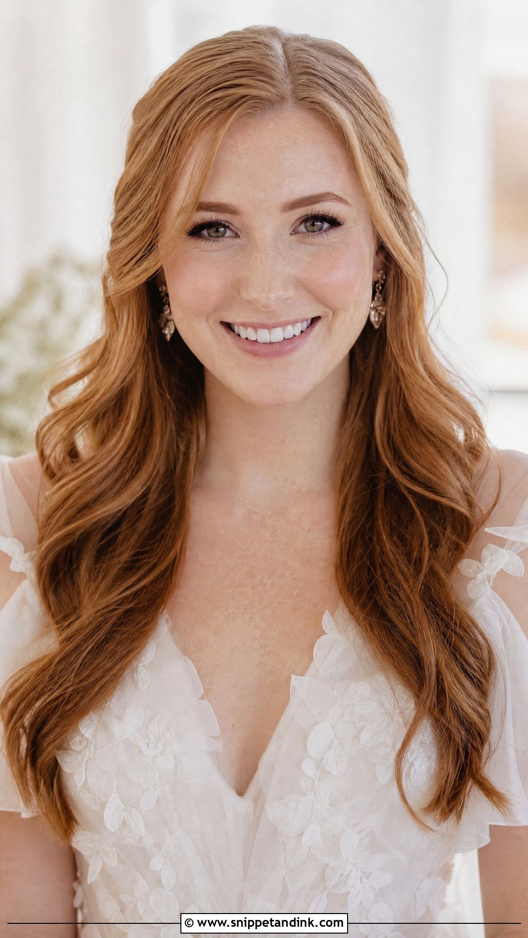 Bridal Soft Waves Front View - Snippet and Ink - 15 Bridal Hair From Front View Ideas