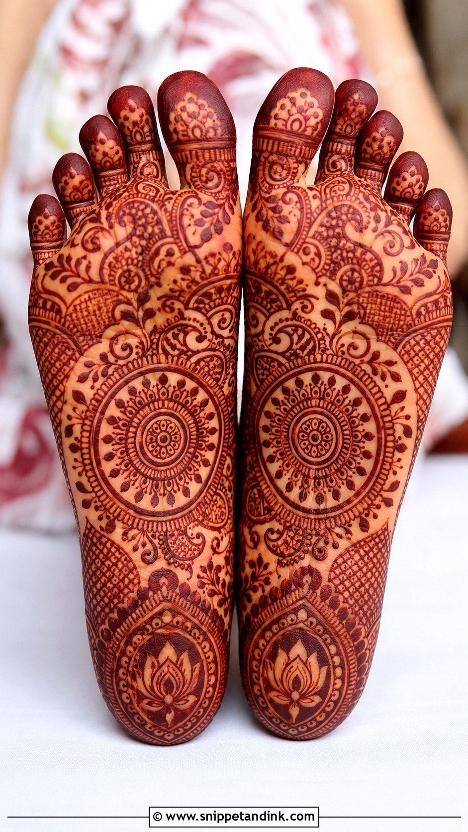 Bridal Sole Mehndi Design - Snippet and Ink - 30 Bridal Mehndi Designs for Foot