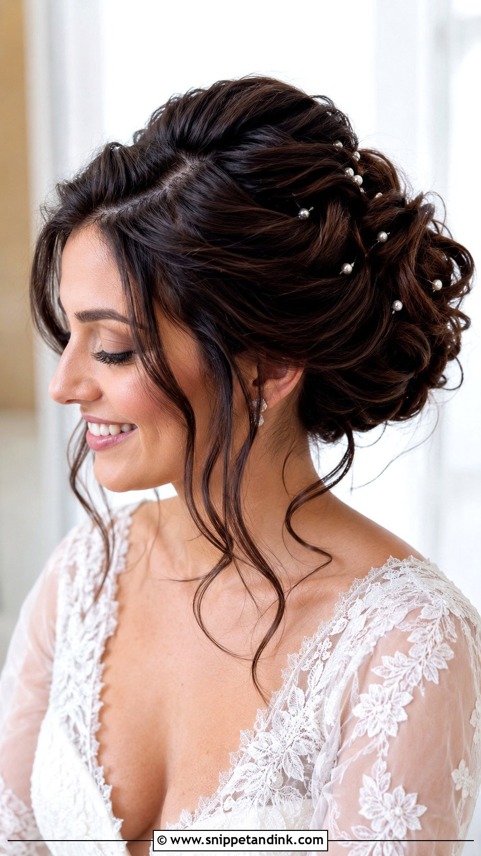 Bridal Textured Updo - Snippet and Ink - 20 Bridal Hair Looks
