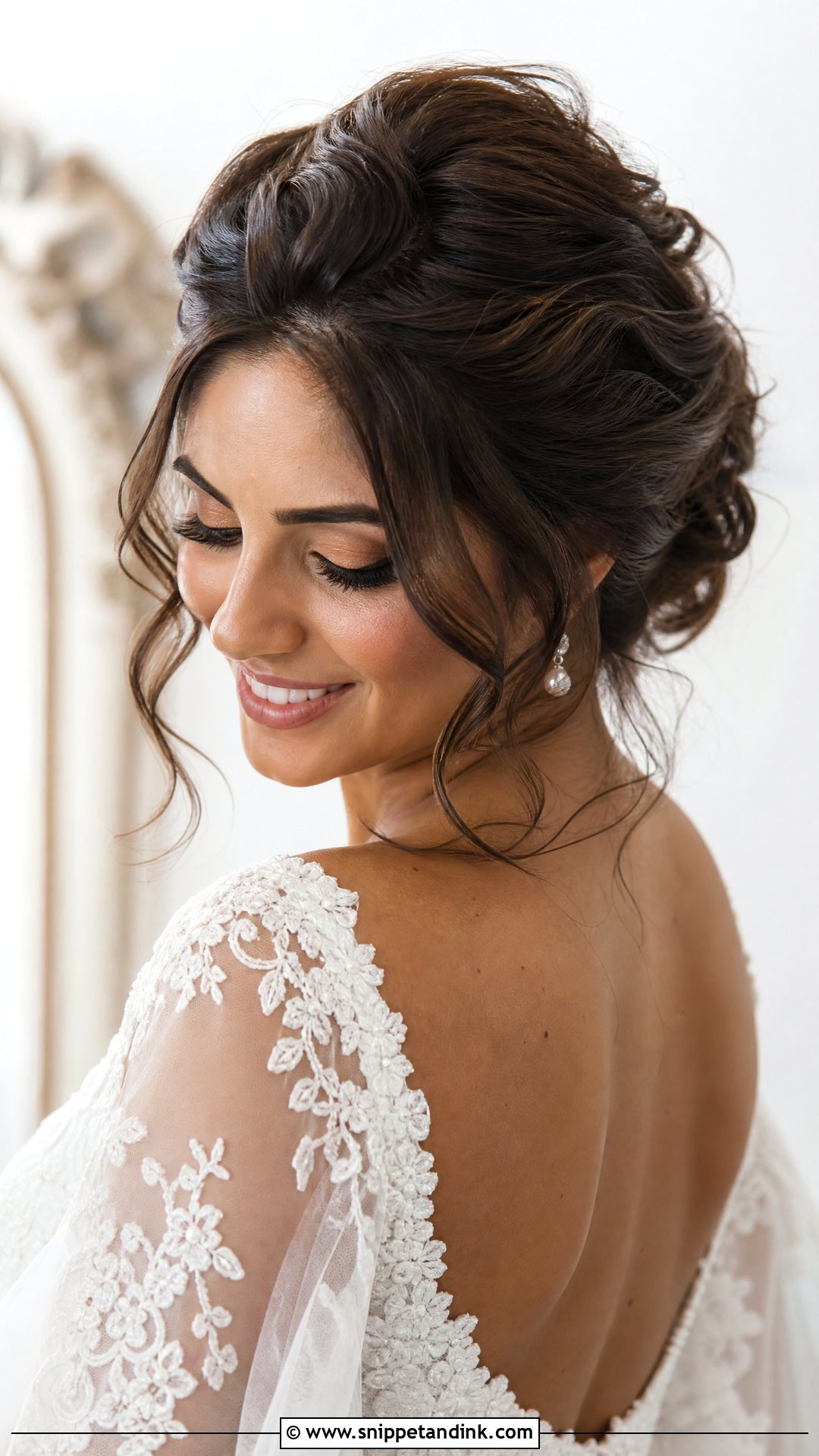 Bridal Textured Updo - Snippet and Ink - 20 Trending Bridal Hairstyles 2025