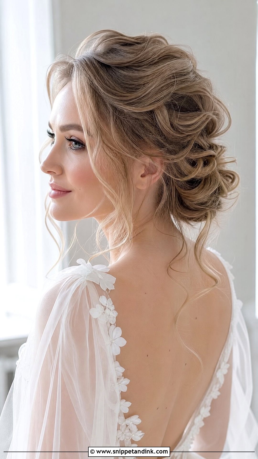 Bridal Textured Updo For Medium Hair - Snippet and Ink - 15 Bridal Hairstyles for Medium Hair