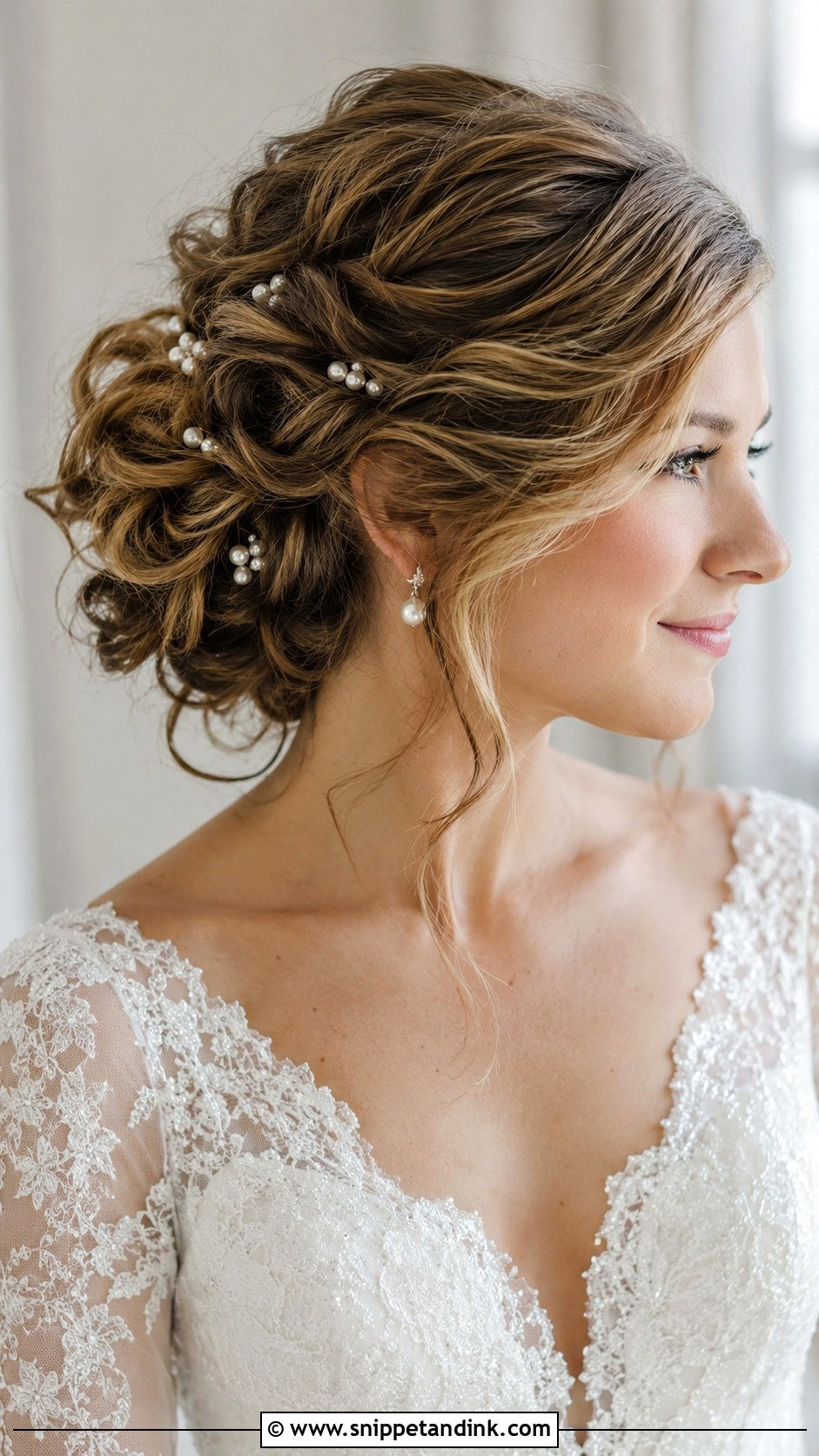 Bridal Textured Updo For Oval Face - Snippet and Ink - 20 Bridal Hairstyles for Oval Face Shape