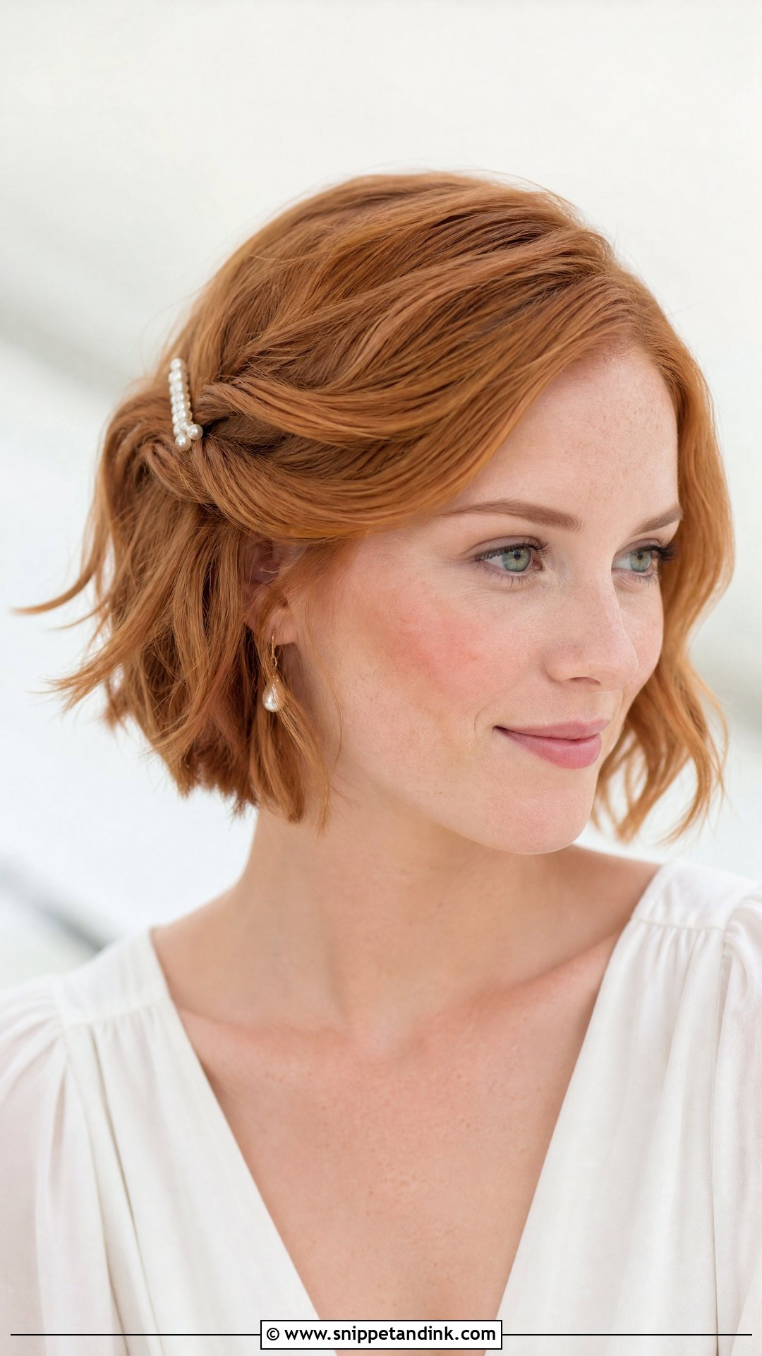 Bridal Twisted Bob - Snippet and Ink - 15 Bridal Twist Hairstyles