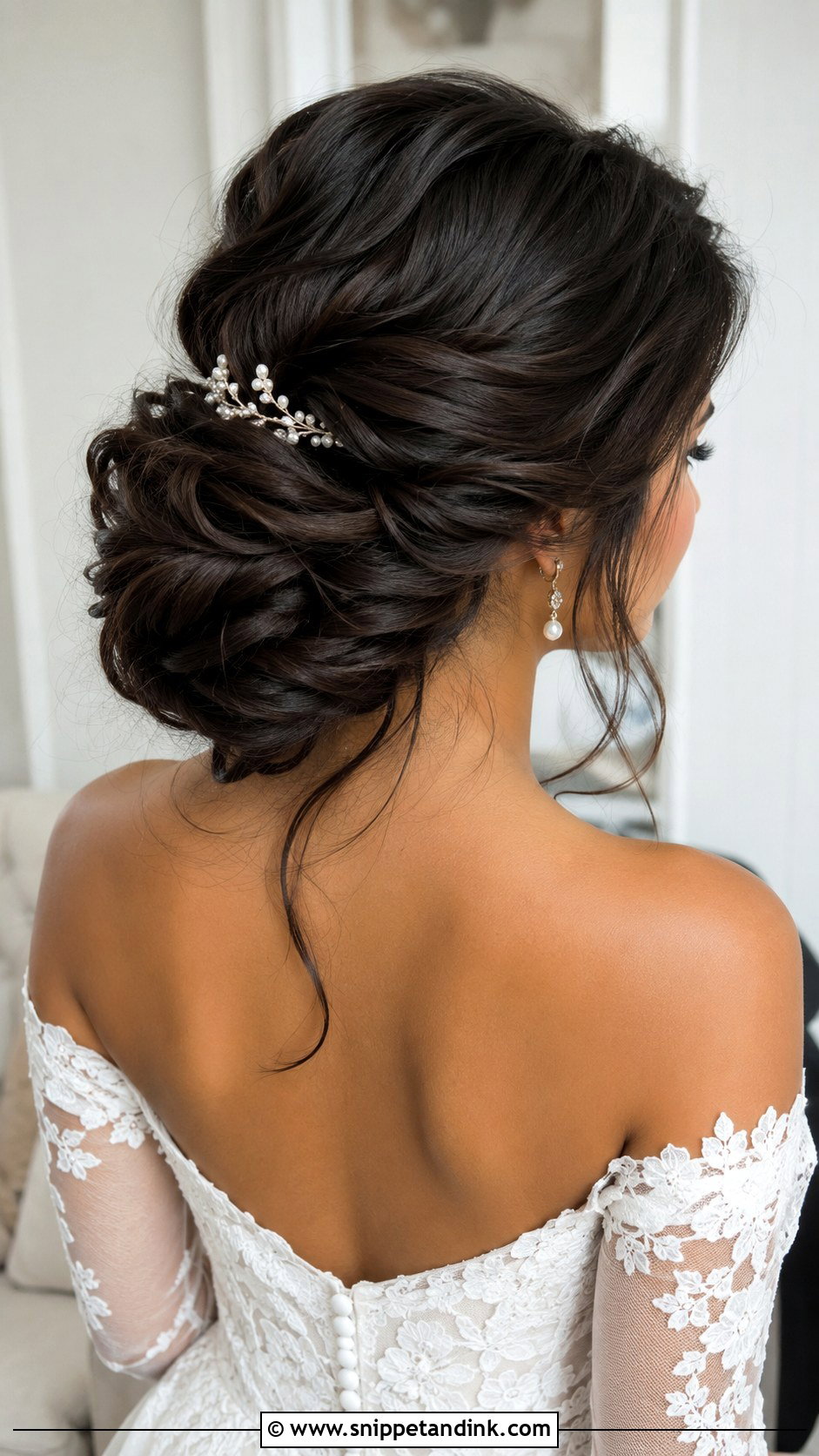 Bridal Updo For Long Hair - Snippet and Ink - 15 Modern Bridal Updo Ideas