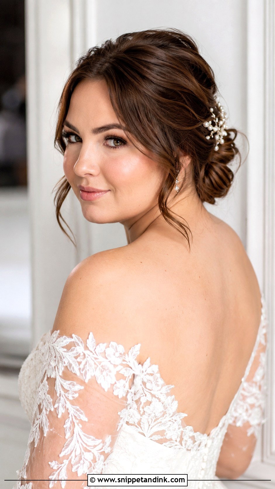 Bridal Updo For Round Face - Snippet and Ink - 20 Bridal Hairstyles for Round Face Brides