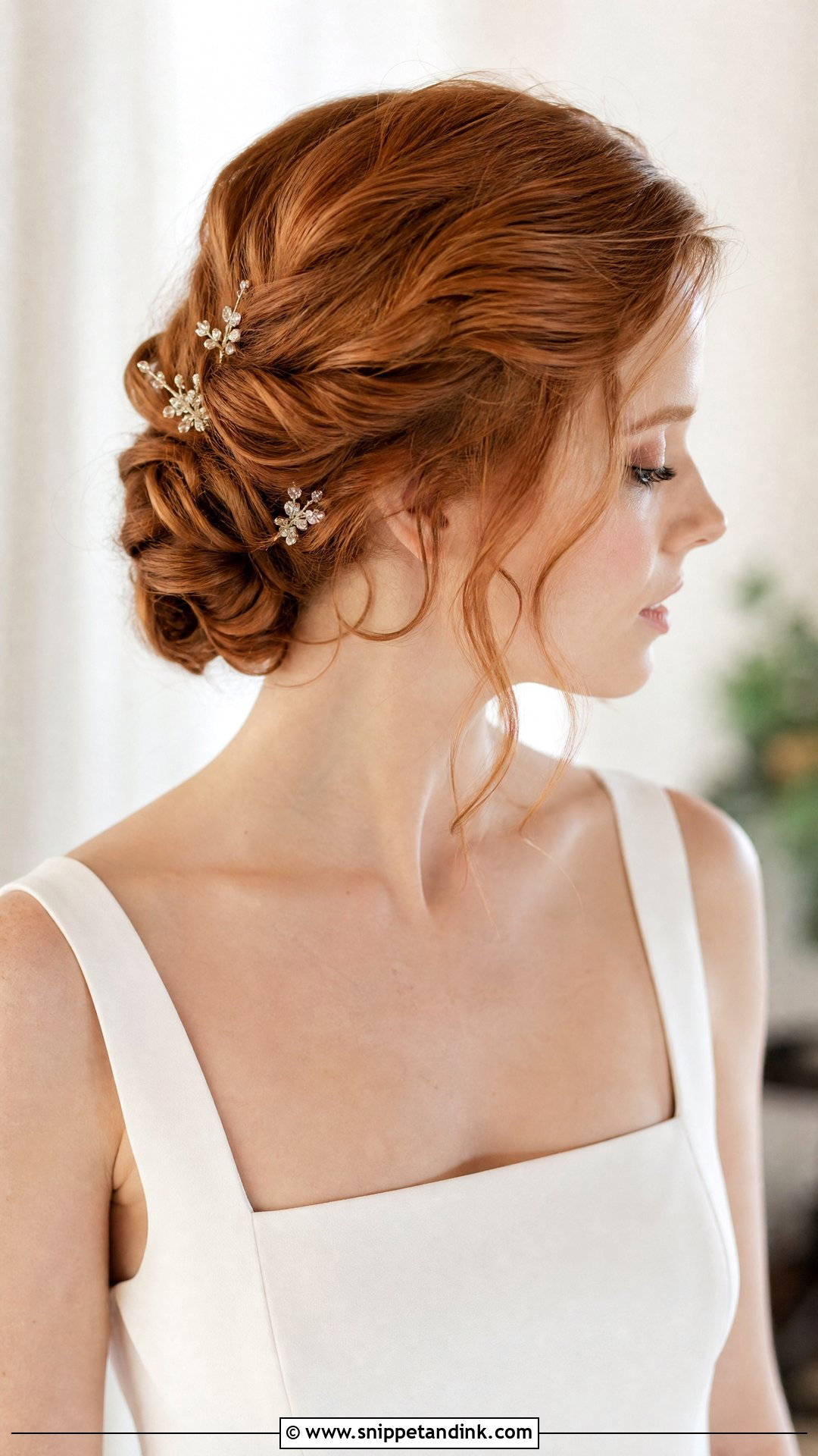 Bridal Updo For Short Hair - Snippet and Ink - 15 Bridal Updos