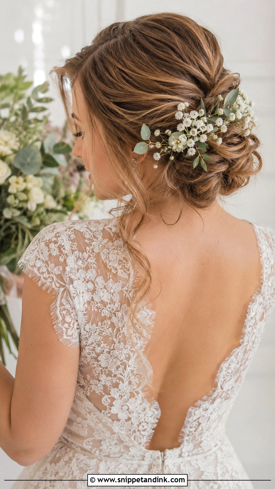 Bridal Updo With Flowers - Snippet and Ink - 20 Brides Updo Hairstyles