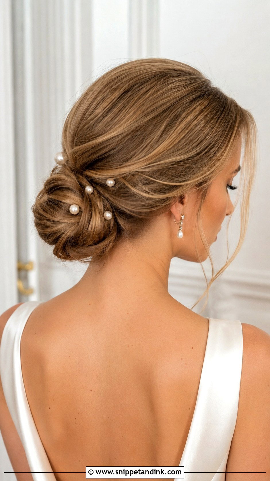 Bridal Updo With Pearls - Snippet and Ink - 15 Modern Bridal Updo Ideas