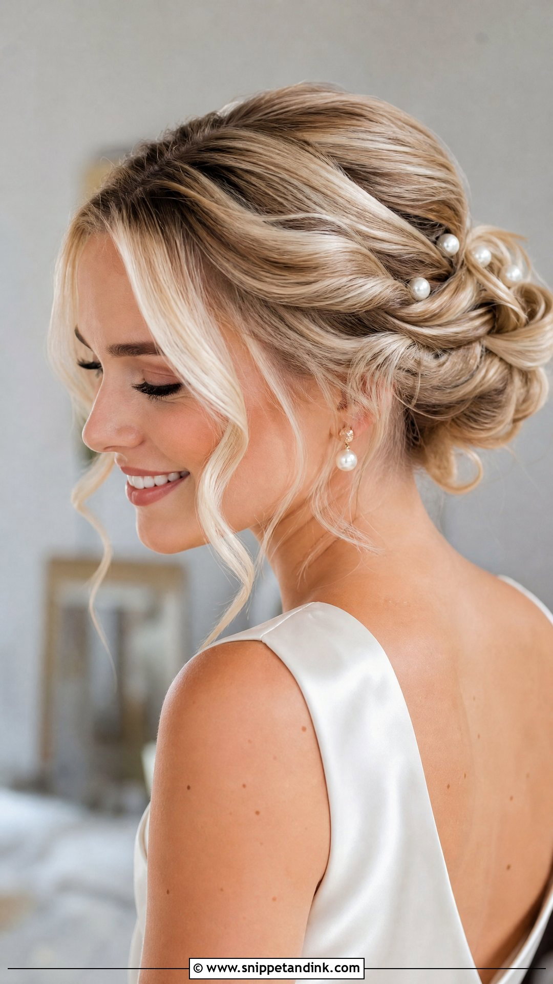 Bridal Updo With Pearls - Snippet and Ink - 15 Bridal Updo Hairstyle Ideas