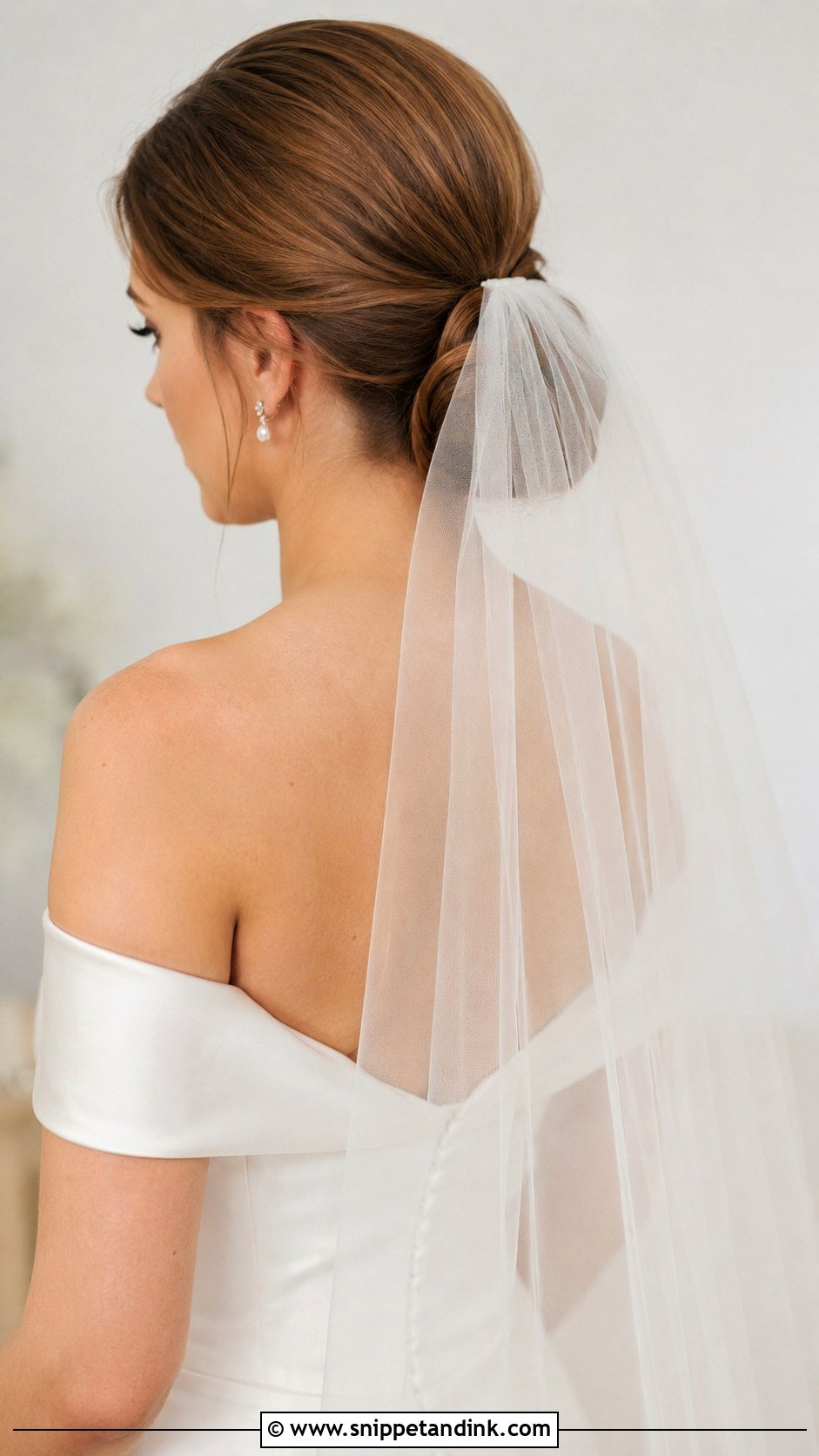 Bridal Updo With Veil - Snippet and Ink - 30 Wedding Updo Hairstyles