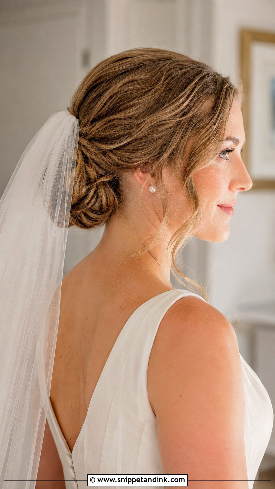 Bridal Updo With Veil - Snippet and Ink - 15 Modern Bridal Updo Ideas