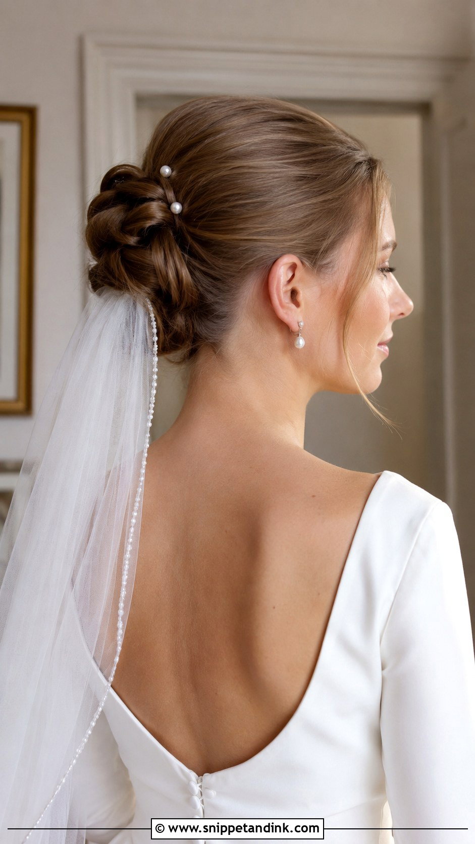 Bridal Updo With Veil Wedding Hair - Snippet and Ink - 25 Wedding Hair Bride Ideas