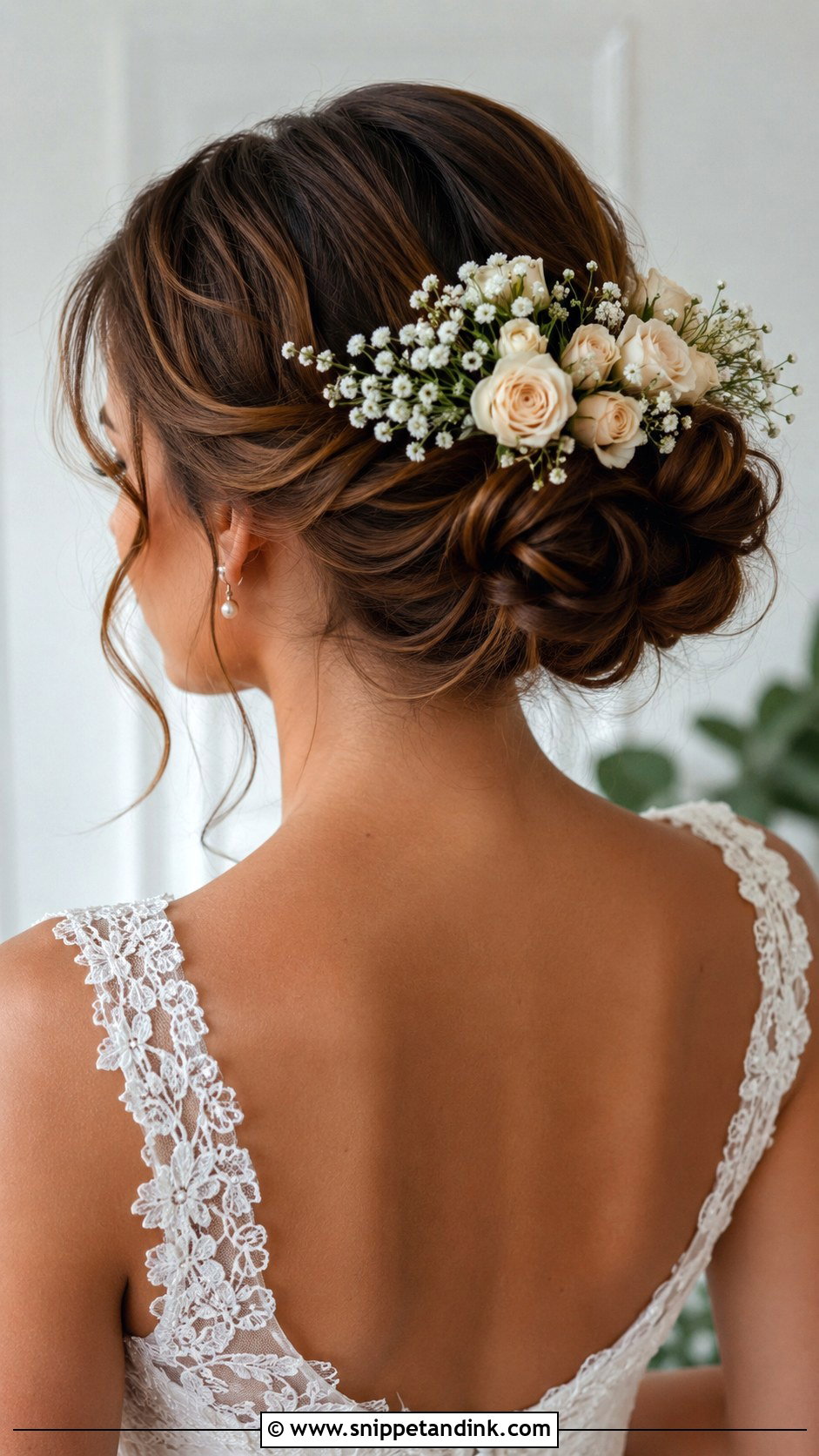 Bridal Updo with Flowers - Snippet and Ink - 25 Simple Bridal Hairstyle Ideas