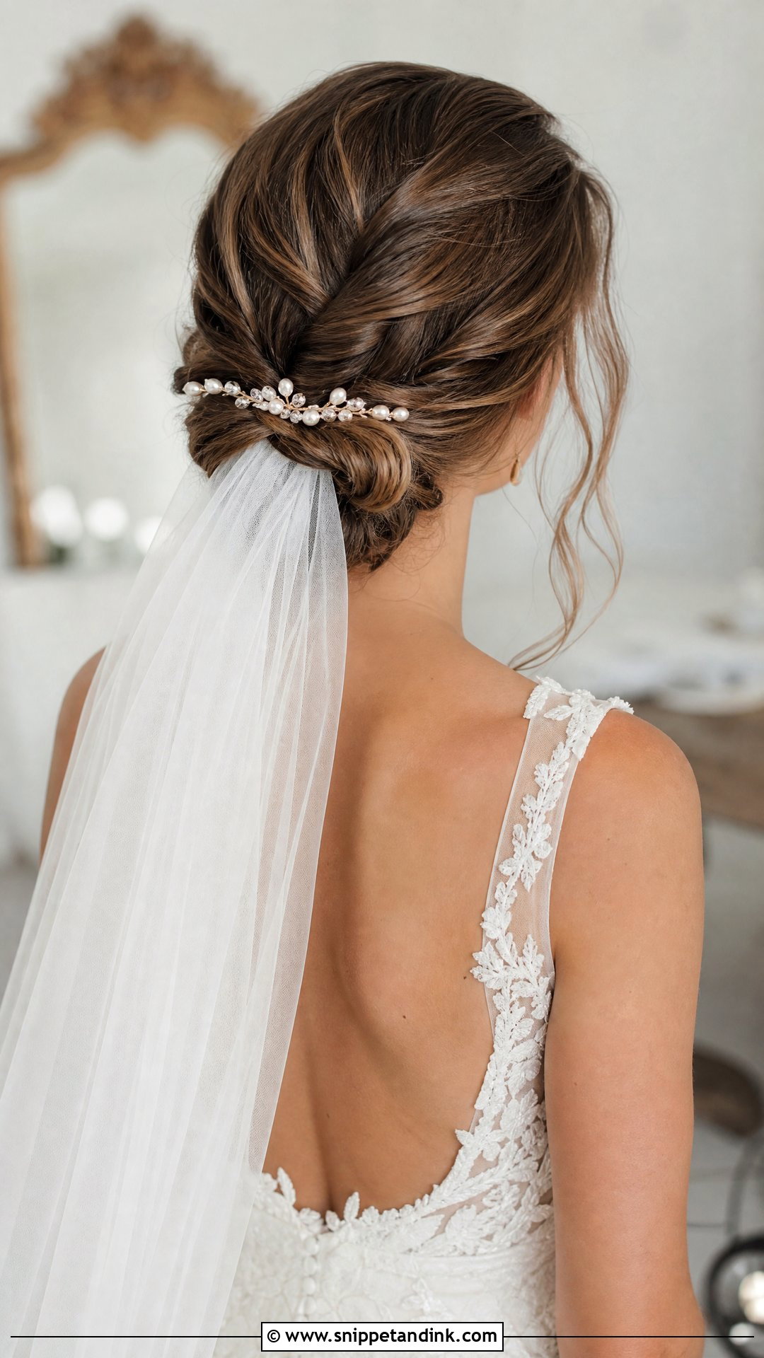 Bridal Updo with Veil - Snippet and Ink - 20 Updo Wedding Hairstyles for Bride