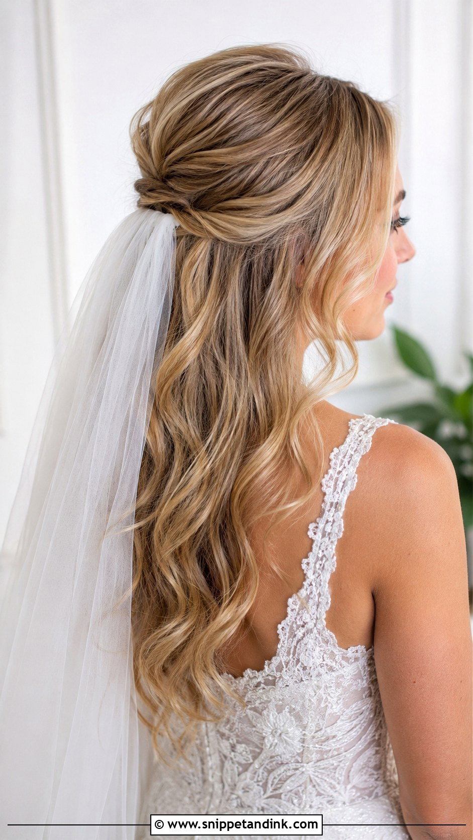Bridal Veil Hairstyle Video - Snippet and Ink - 20 Bridal Hairstyles Videos