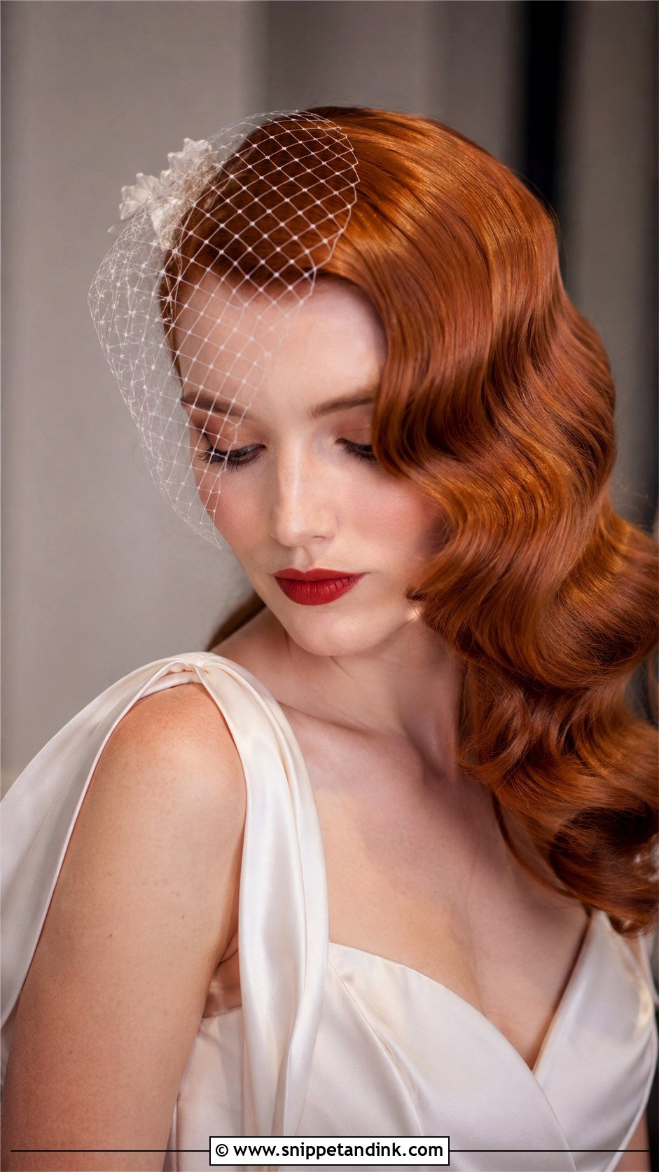 Bridal Vintage Waves - Snippet and Ink - 20 Bridal Wedding Hairstyle Ideas
