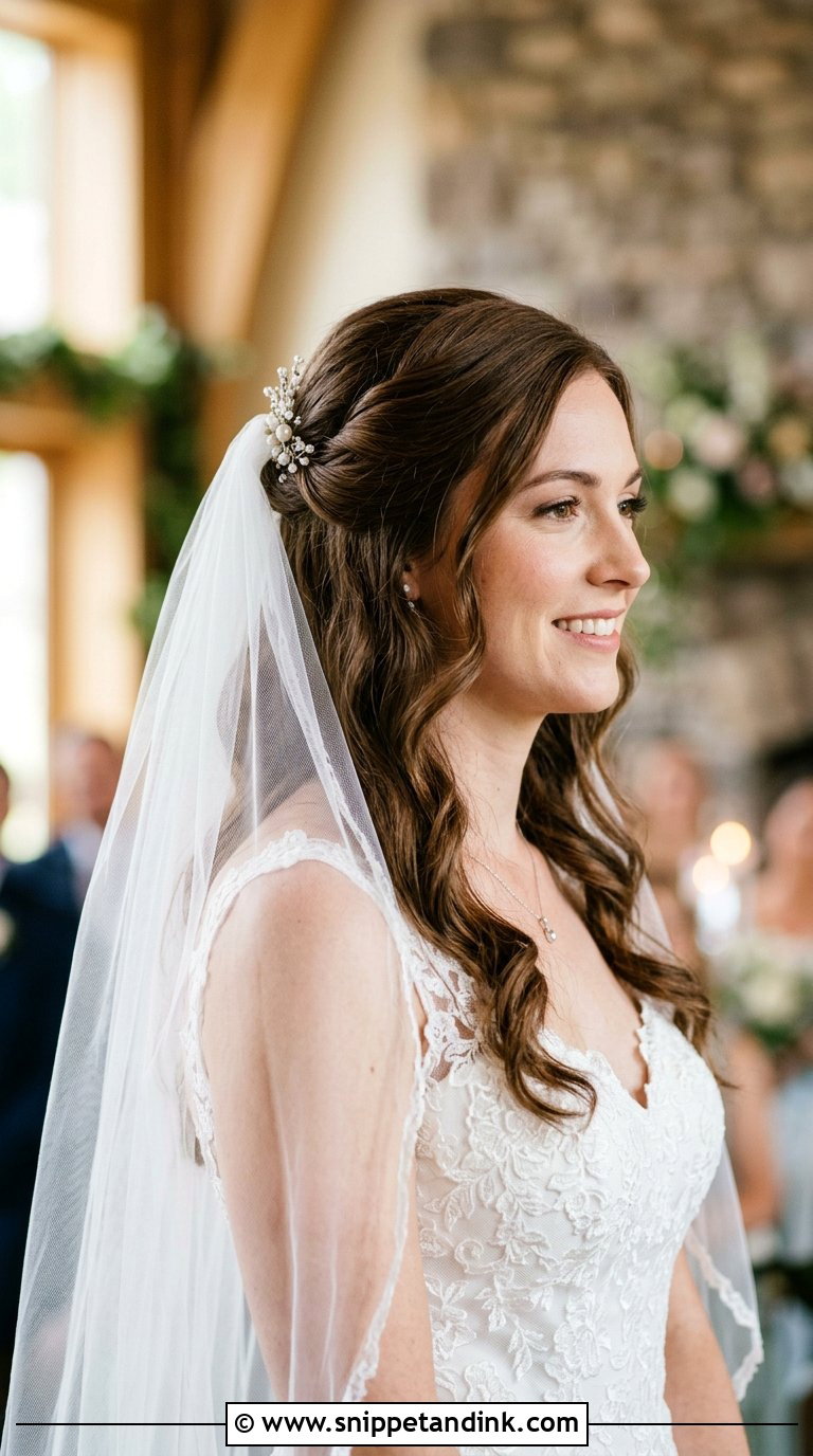 Bridal Wig with Veil - Snippet and Ink - 20 Bridal Wig Hairstyles