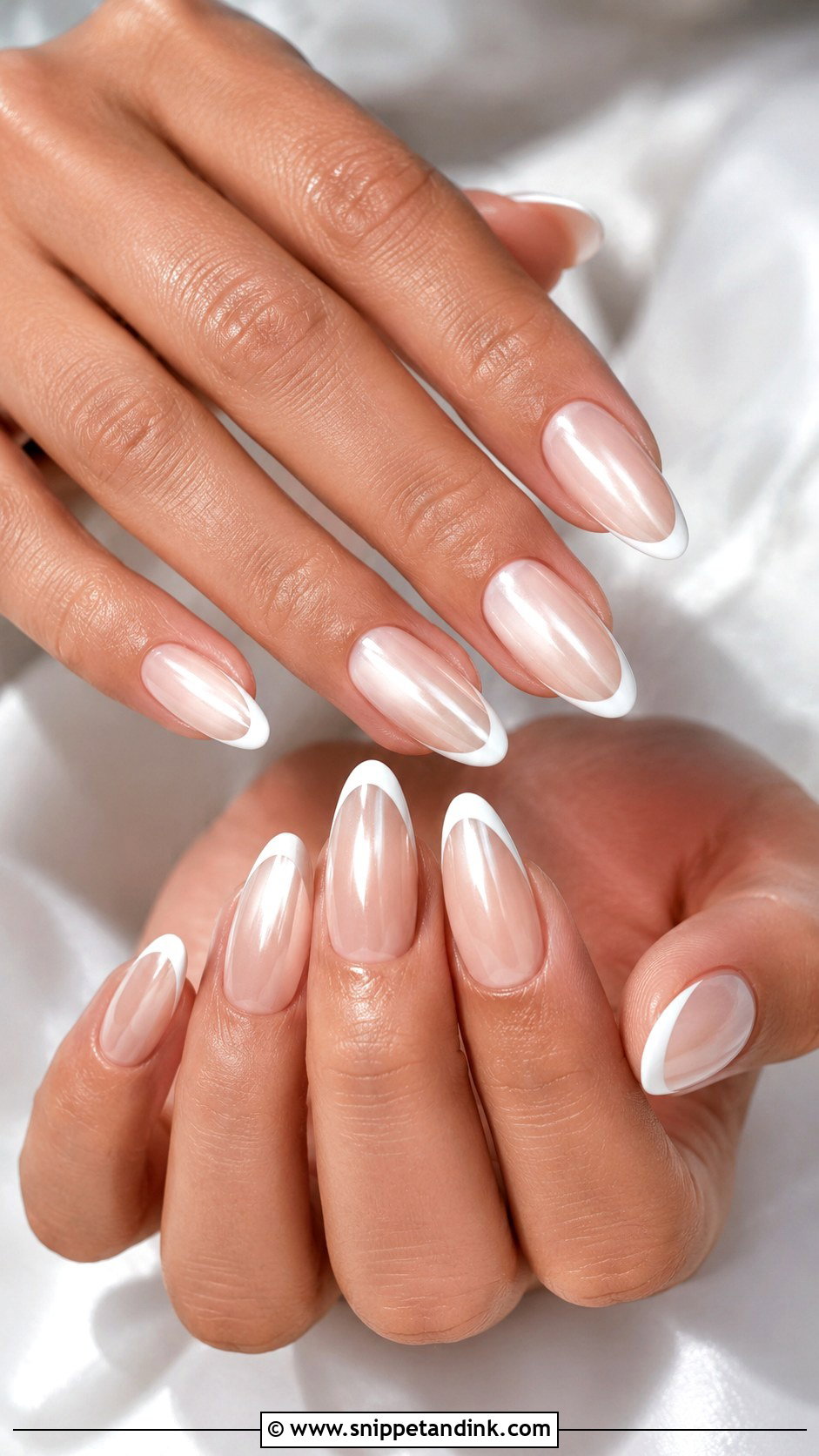 Bride Almond Nails - Snippet and Ink - 20 Nail Art Design for Bride Ideas