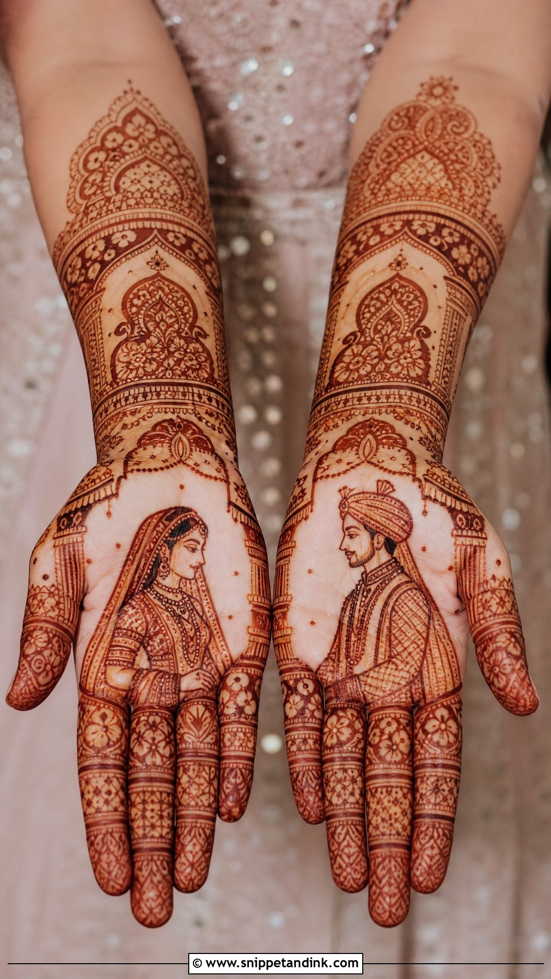 Bride And Groom Mehndi Design - Snippet and Ink - 20 Wedding Mehndi Designs for Hands
