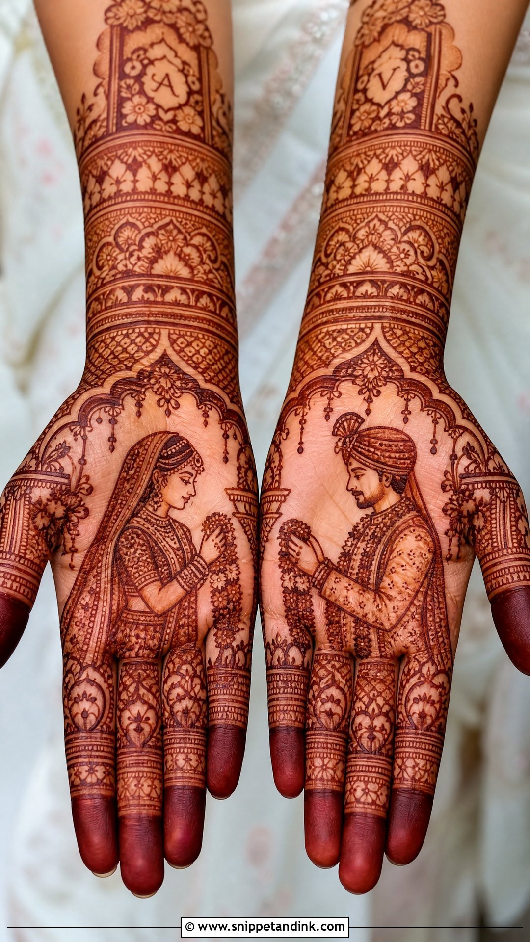 Bride And Groom Mehndi Design - Snippet and Ink - 25 Wedding Mehndi Mehandi Design for Bride Ideas