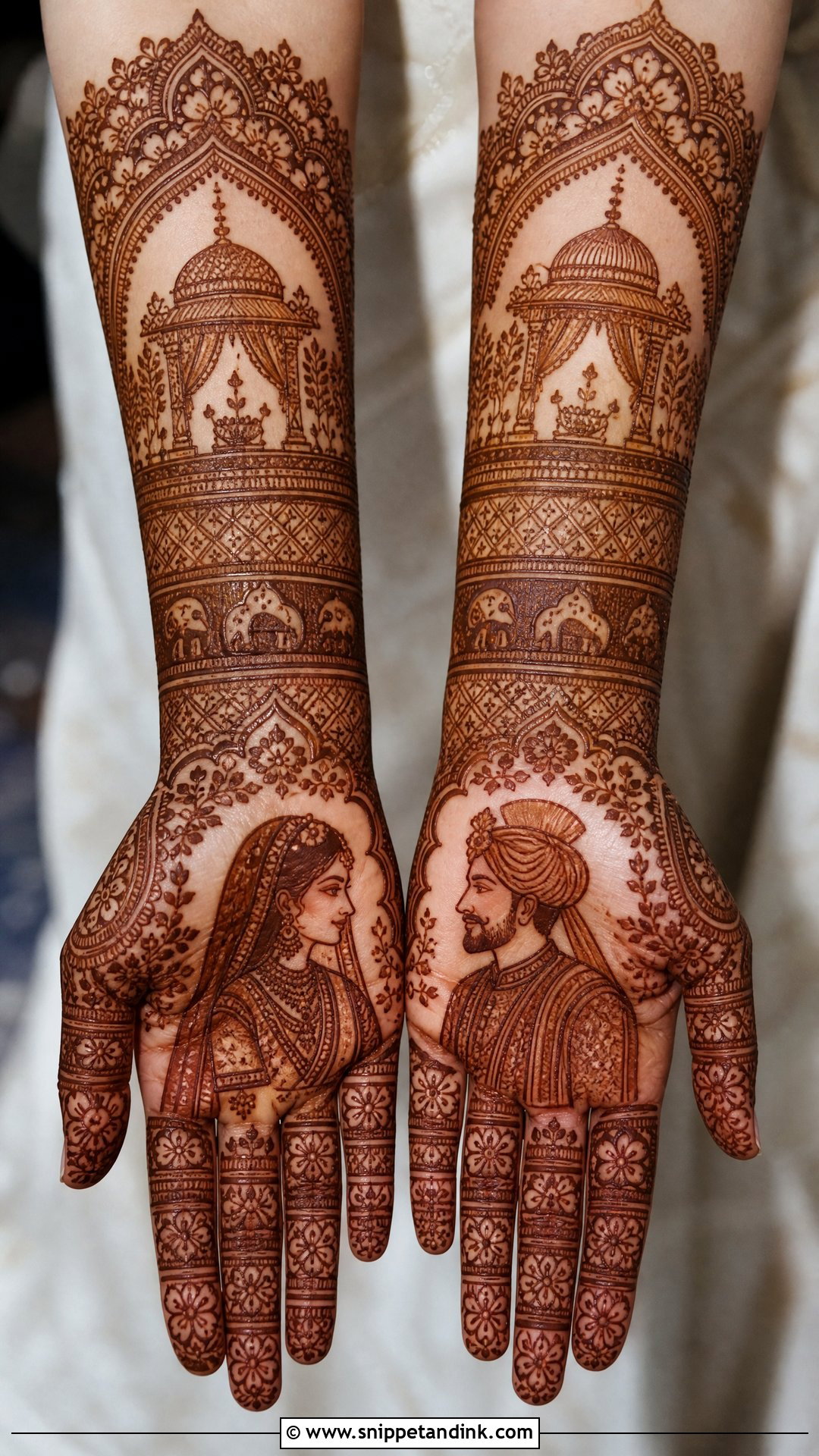 Bride And Groom Mehndi - Snippet and Ink - 20 Indian Bridal Mehndi Designs Brides