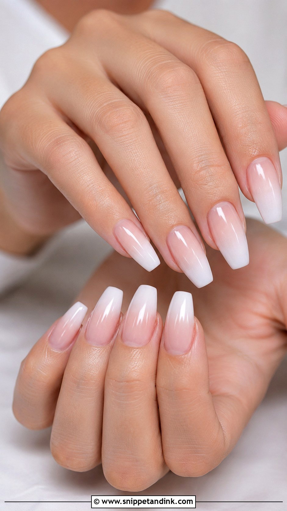 Bride Baby Boomer Nails - Snippet and Ink - 20 Bride Nail Designs Wedding Manicure