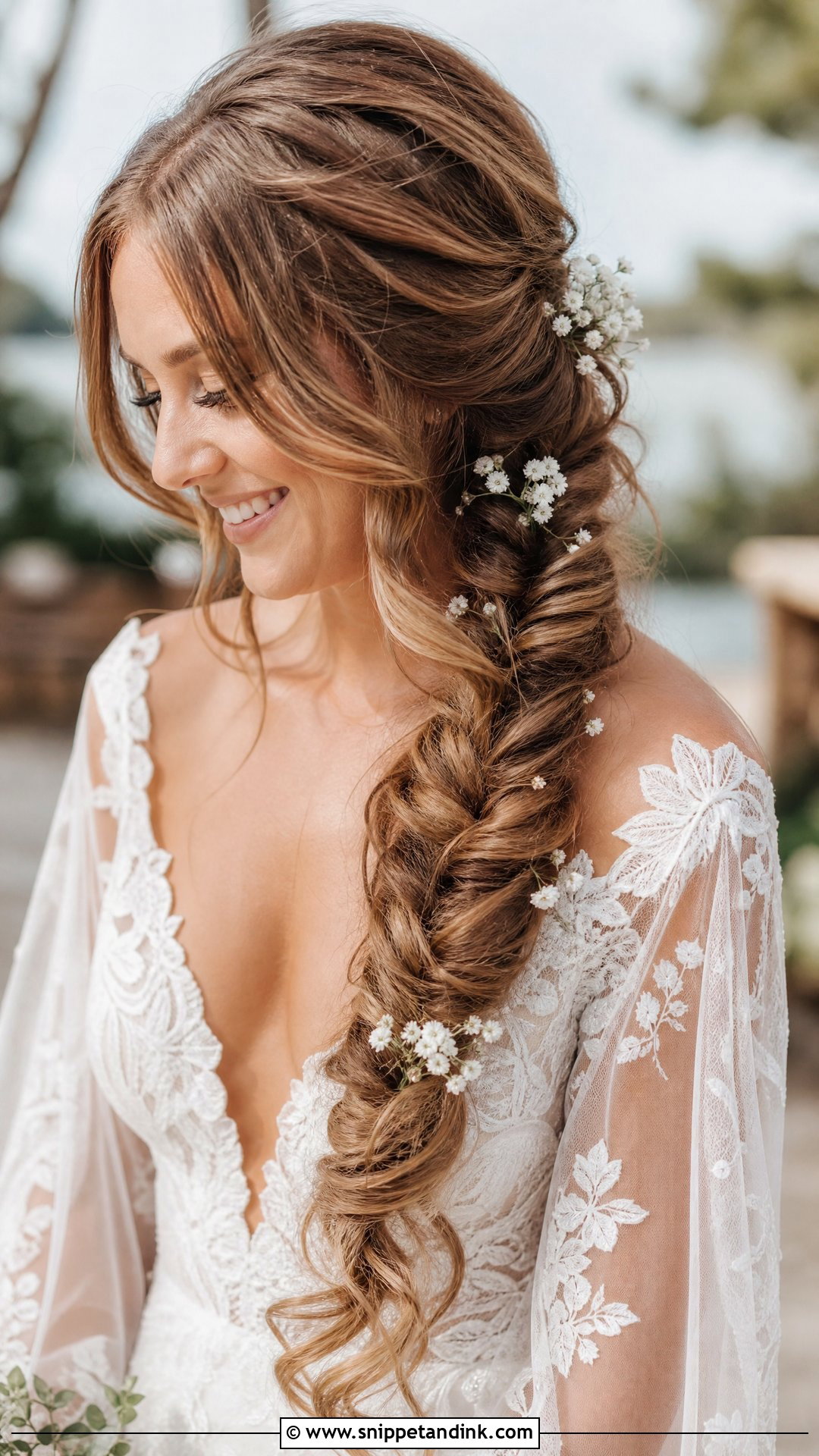 Bride Boho Braid For Long Hair - Snippet and Ink - 15 Bride Hairdos for Long Hair