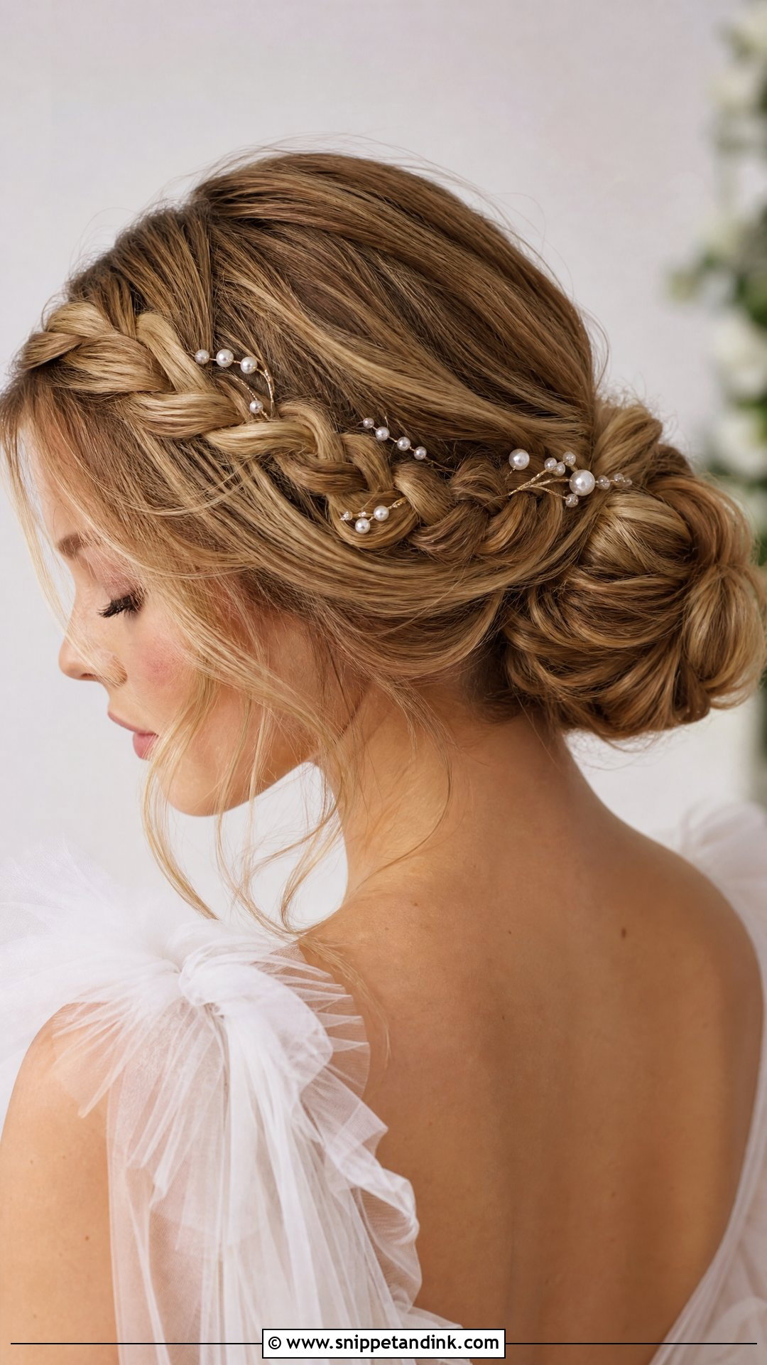 Bride Braided Bun Tutorial - Snippet and Ink - 15 Bride Hair Tutorial Ideas