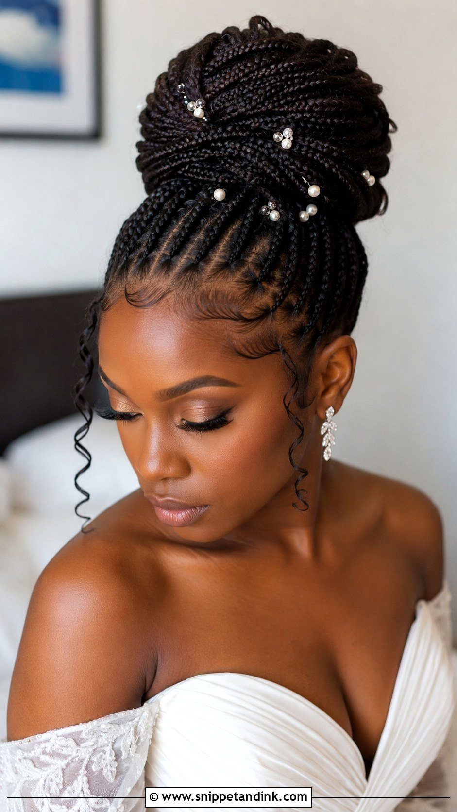 Bride Braids Box Braids Updo - Snippet and Ink - 20 Bride Braids Hairstyles