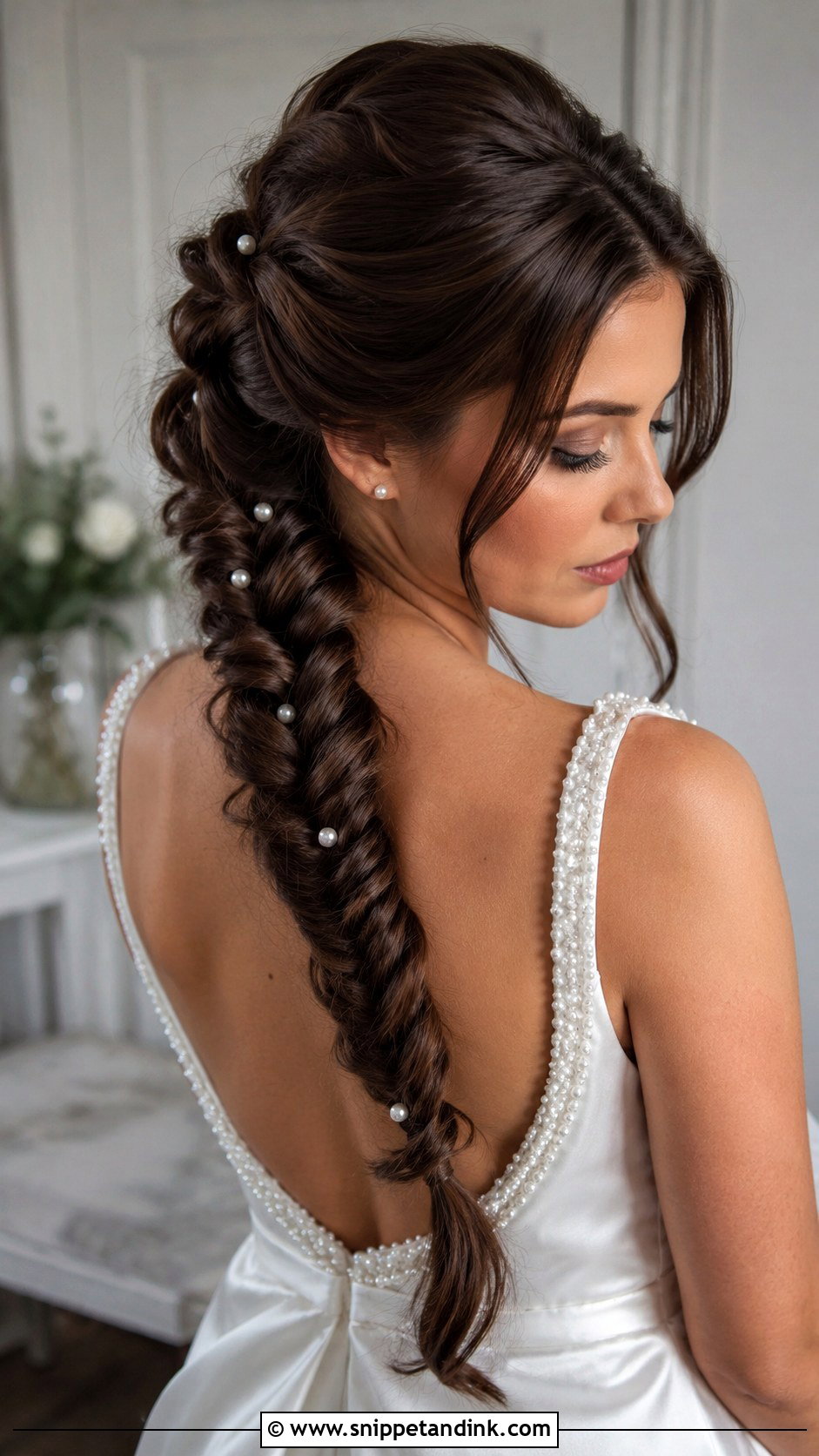 Bride Braids With Pearls - Snippet and Ink - 20 Bride Braids Hairstyles