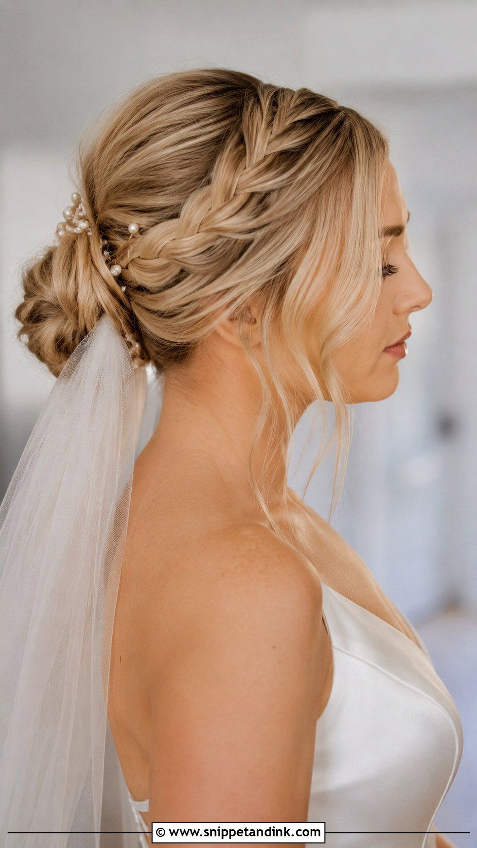 Bride Braids With Veil - Snippet and Ink - 20 Bride Braids Hairstyles