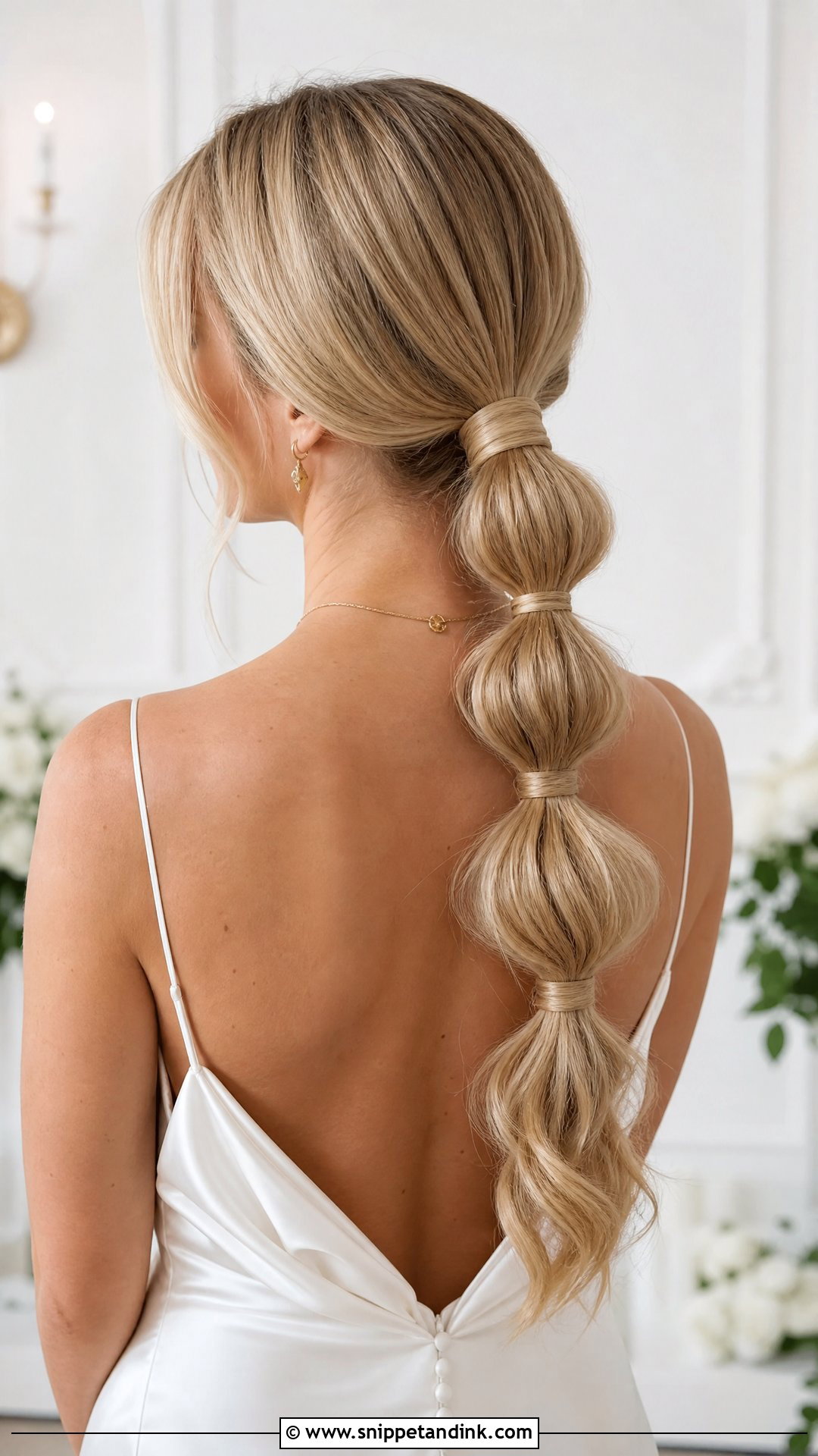 Bride Bubble Ponytail Tutorial - Snippet and Ink - 15 Bride Hair Tutorial Ideas