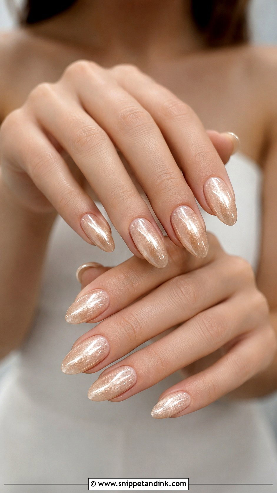 Bride Cat Eye Nails - Snippet and Ink - 20 Bride Nail Designs Wedding Manicure
