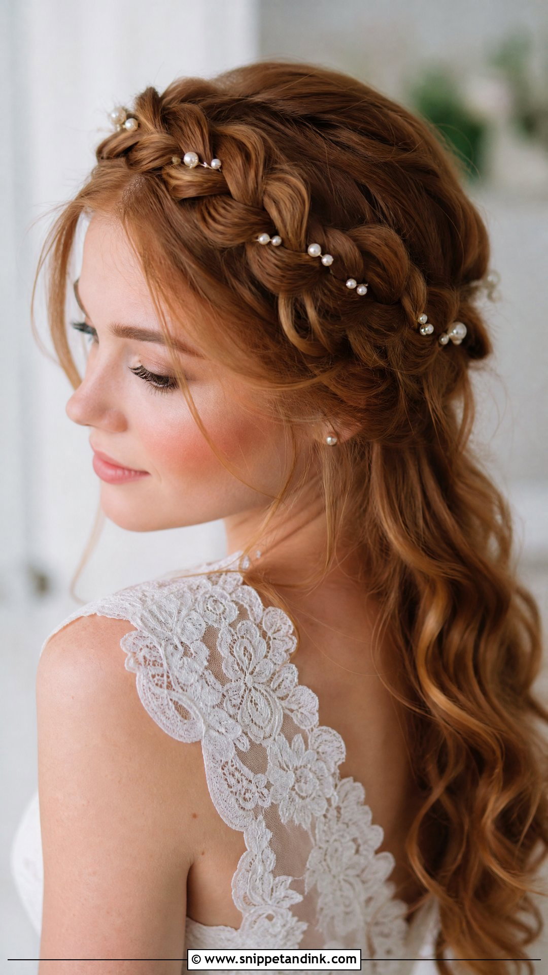 Bride Crown Braid For Long Hair - Snippet and Ink - 15 Bride Hairdos for Long Hair