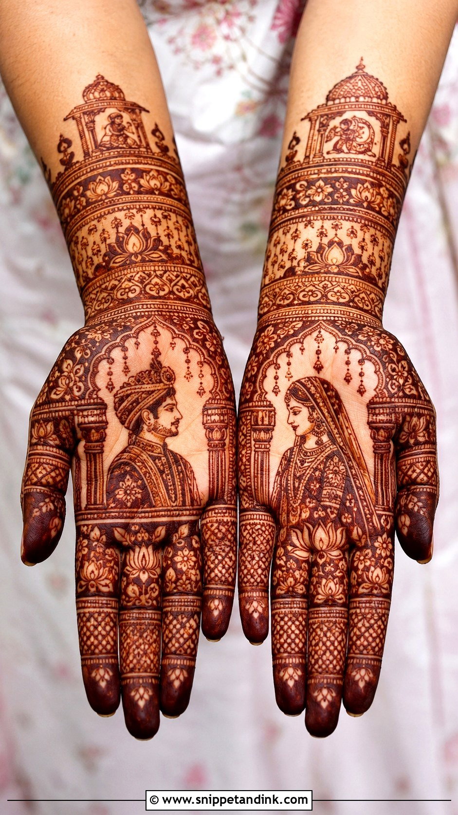 Bride Groom Bridal Mehndi Design - Snippet and Ink - 35 Latest Bridal Mehndi Designs Weddings