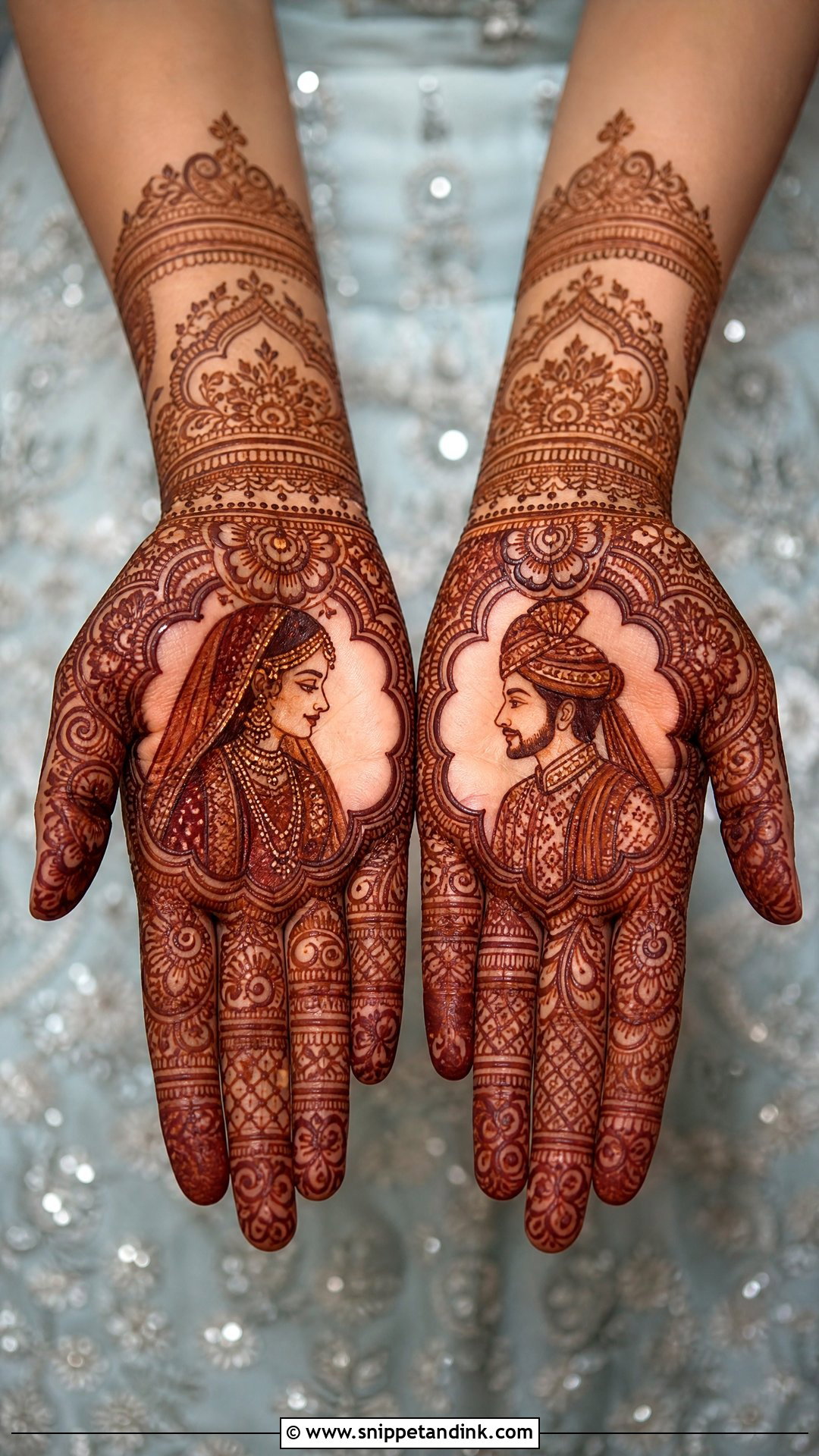 Bride Groom Mehndi Design - Snippet and Ink - 30 Mehndi Design for Bride Ideas