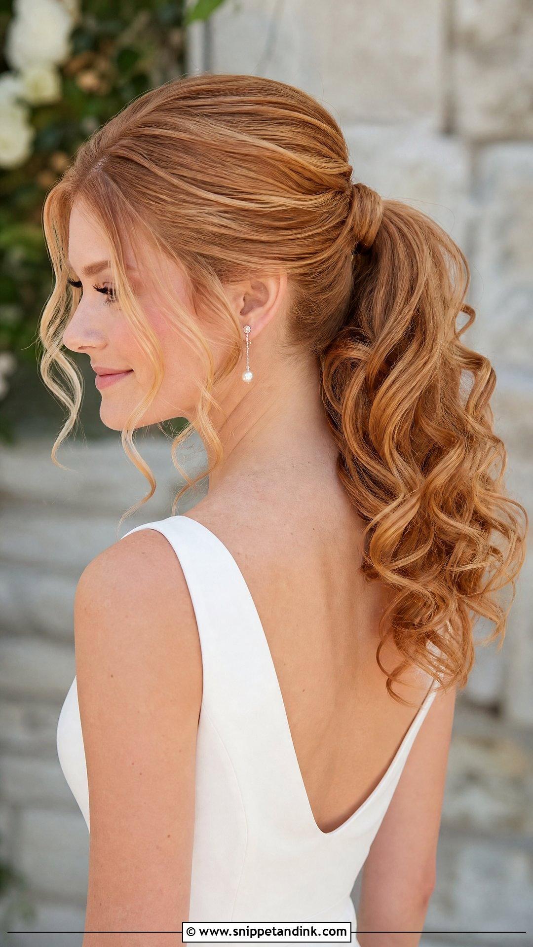 Bride Hair Curls Ponytail - Snippet and Ink - 15 Bride Hair Curls