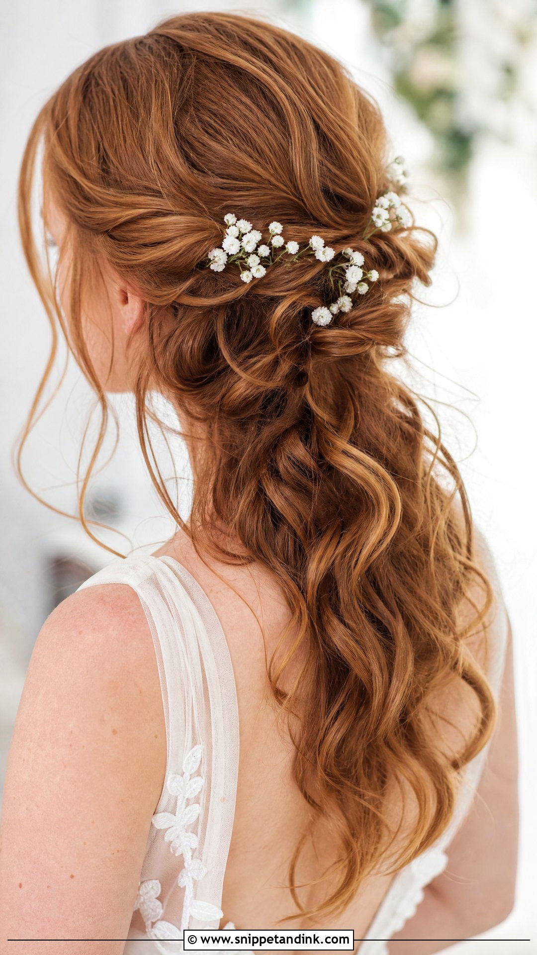 Bride Hair Curls With Flowers - Snippet and Ink - 15 Bride Hair Curls