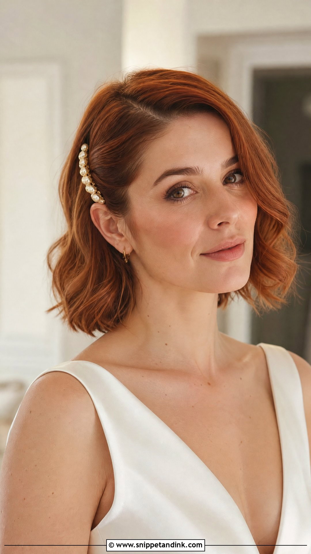 Bride Hair Down Short Bob - Snippet and Ink - 15 Bride Hair Down Hairstyles