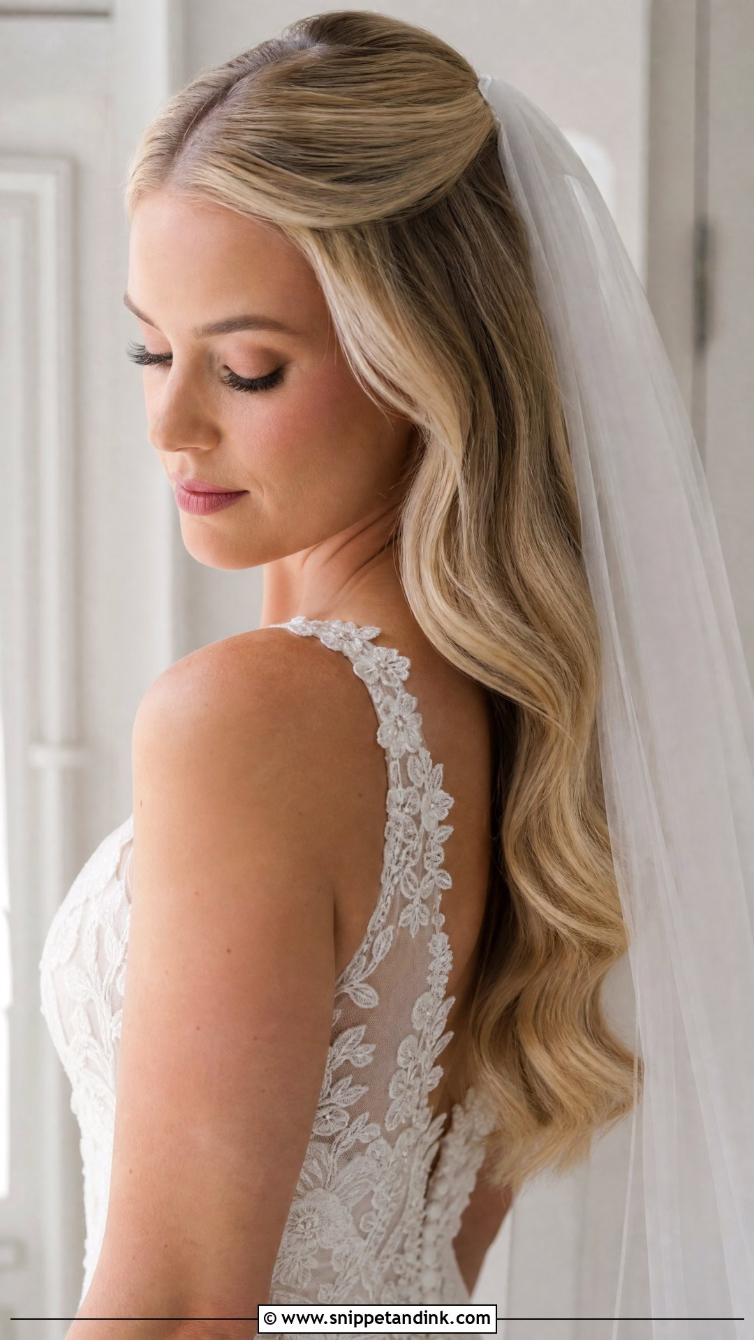 Bride Hair Down With Veil - Snippet and Ink - 15 Bride Hair Down Hairstyles