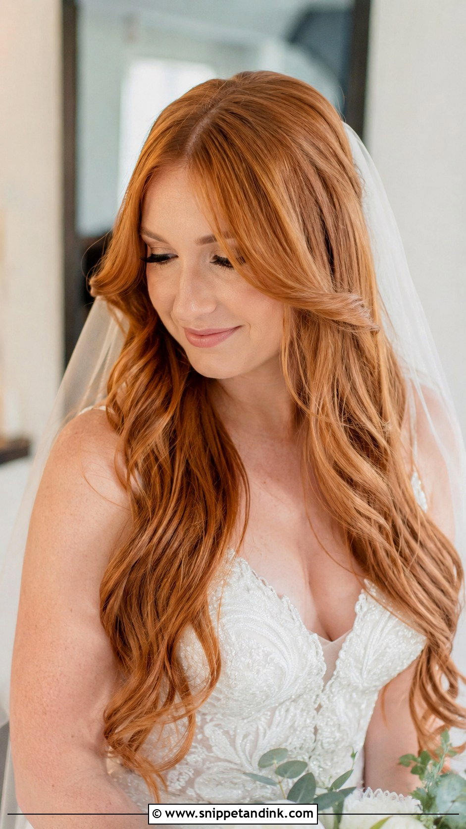Bride Hair Long Down With Face Framing Layers - Snippet and Ink - 20 Bride Hair Long Down Ideas