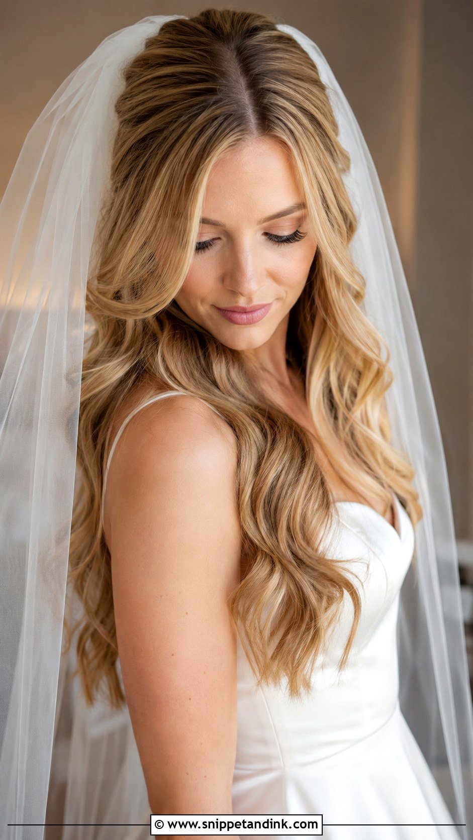 Bride Hair Long Down With Veil - Snippet and Ink - 20 Bride Hair Long Down Ideas